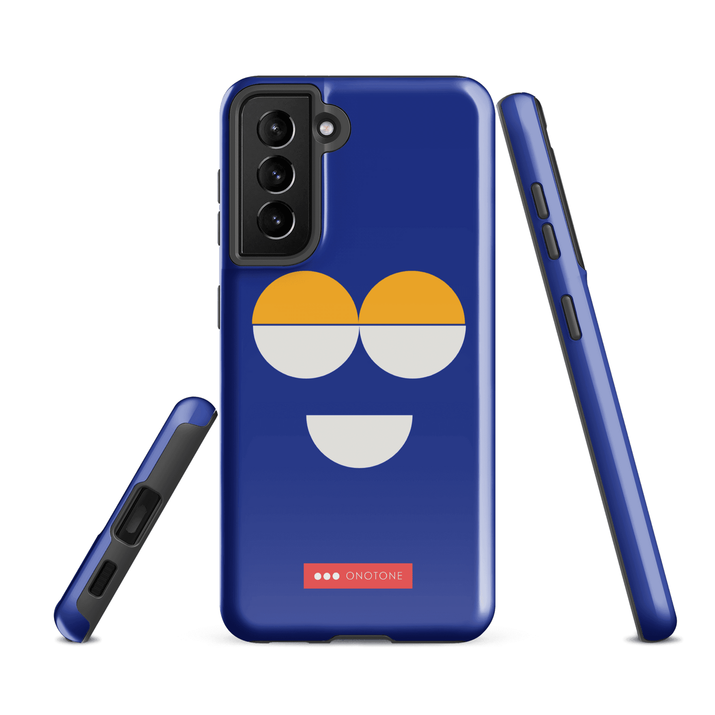 Double Layer Protection Blue Modern Samsung Galaxy Case