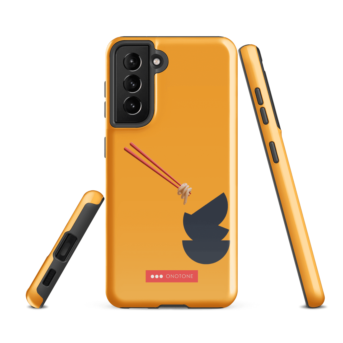 Double Layer Protection Yellow Modern Samsung Galaxy Case
