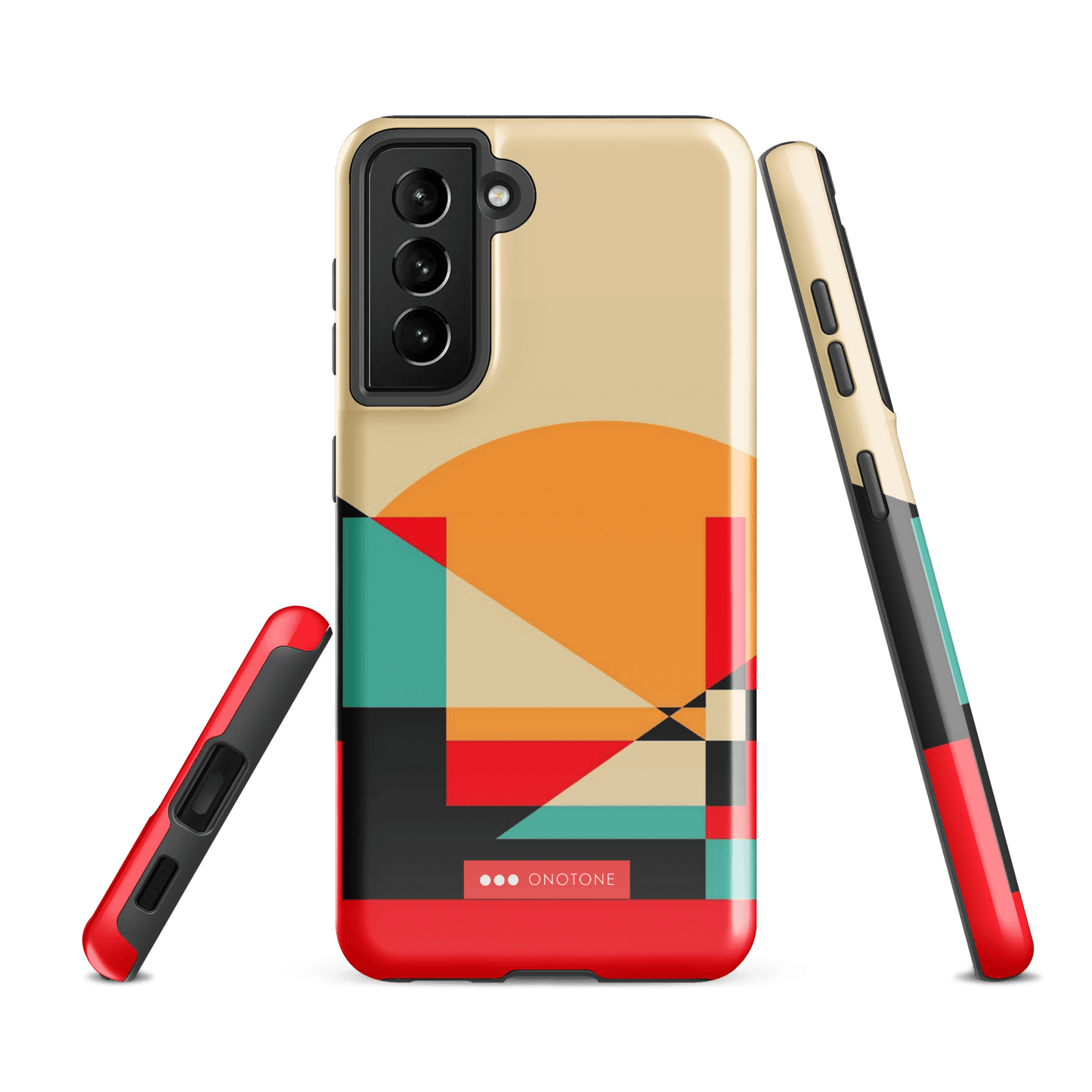 Double Layer Protection Mid Century Samsung Galaxy Case