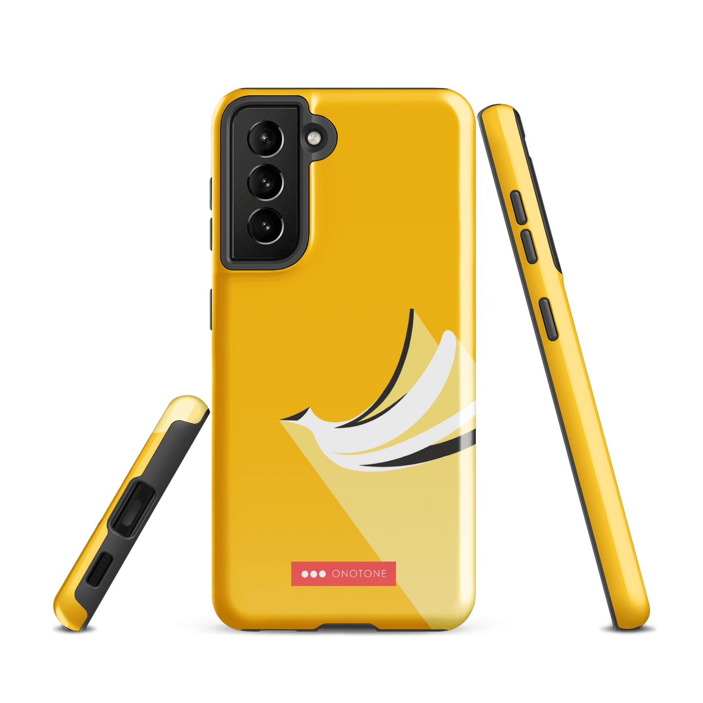 Double Layer Protection Yellow Samsung Galaxy Case
