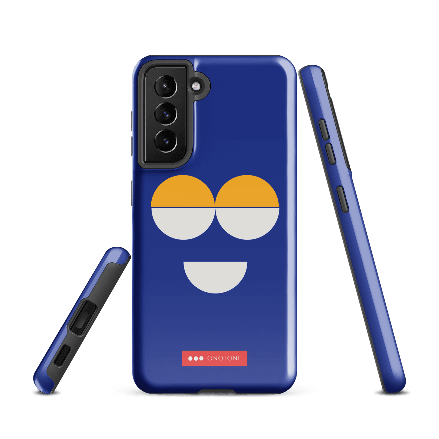 Double Layer Protection Blue Modern Samsung Galaxy Case