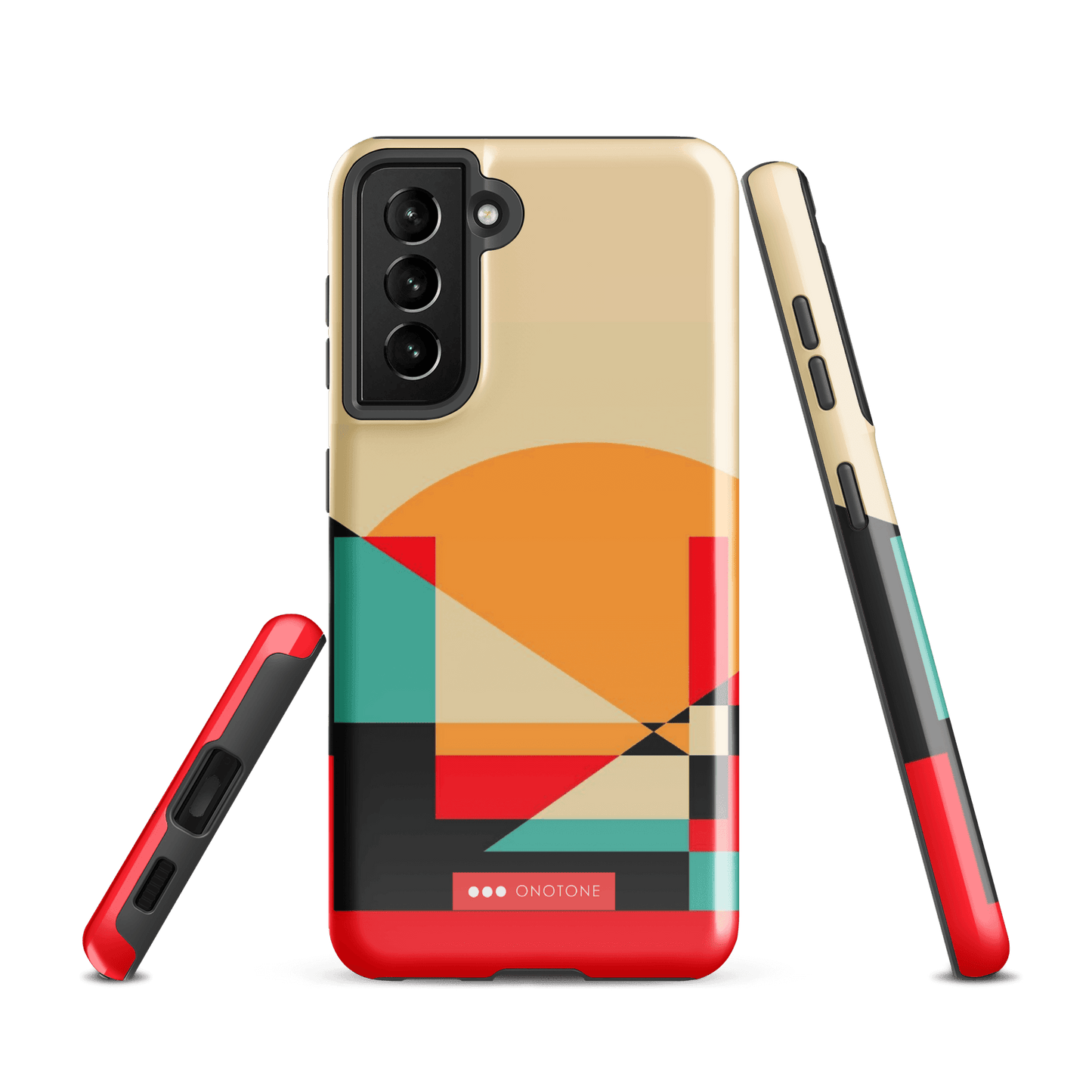 Double Layer Protection Mid Century Samsung Galaxy Case