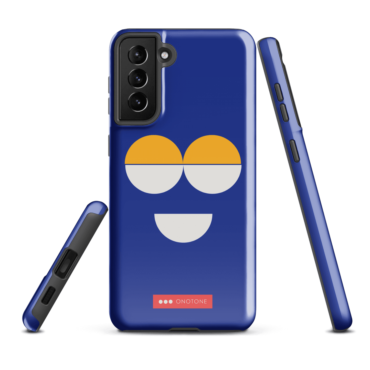 Double Layer Protection Blue Modern Samsung Galaxy Case