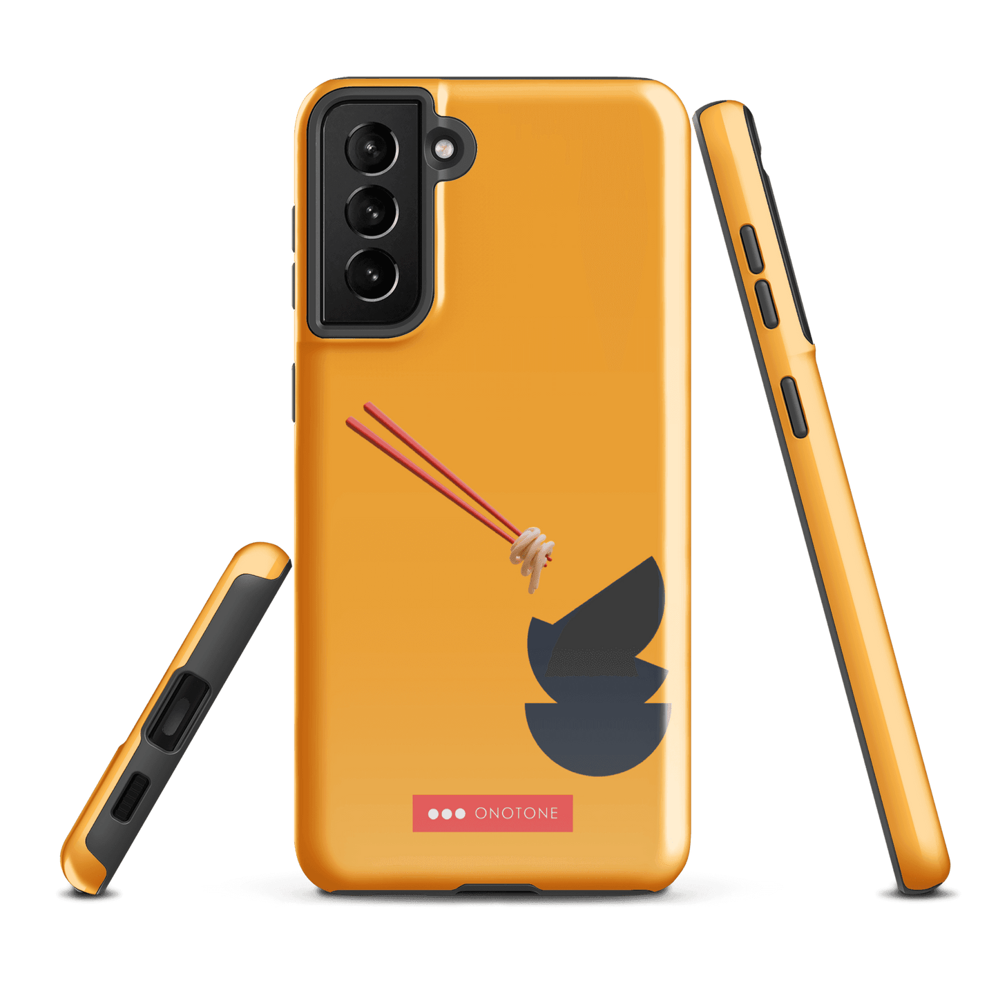 Double Layer Protection Yellow Modern Samsung Galaxy Case