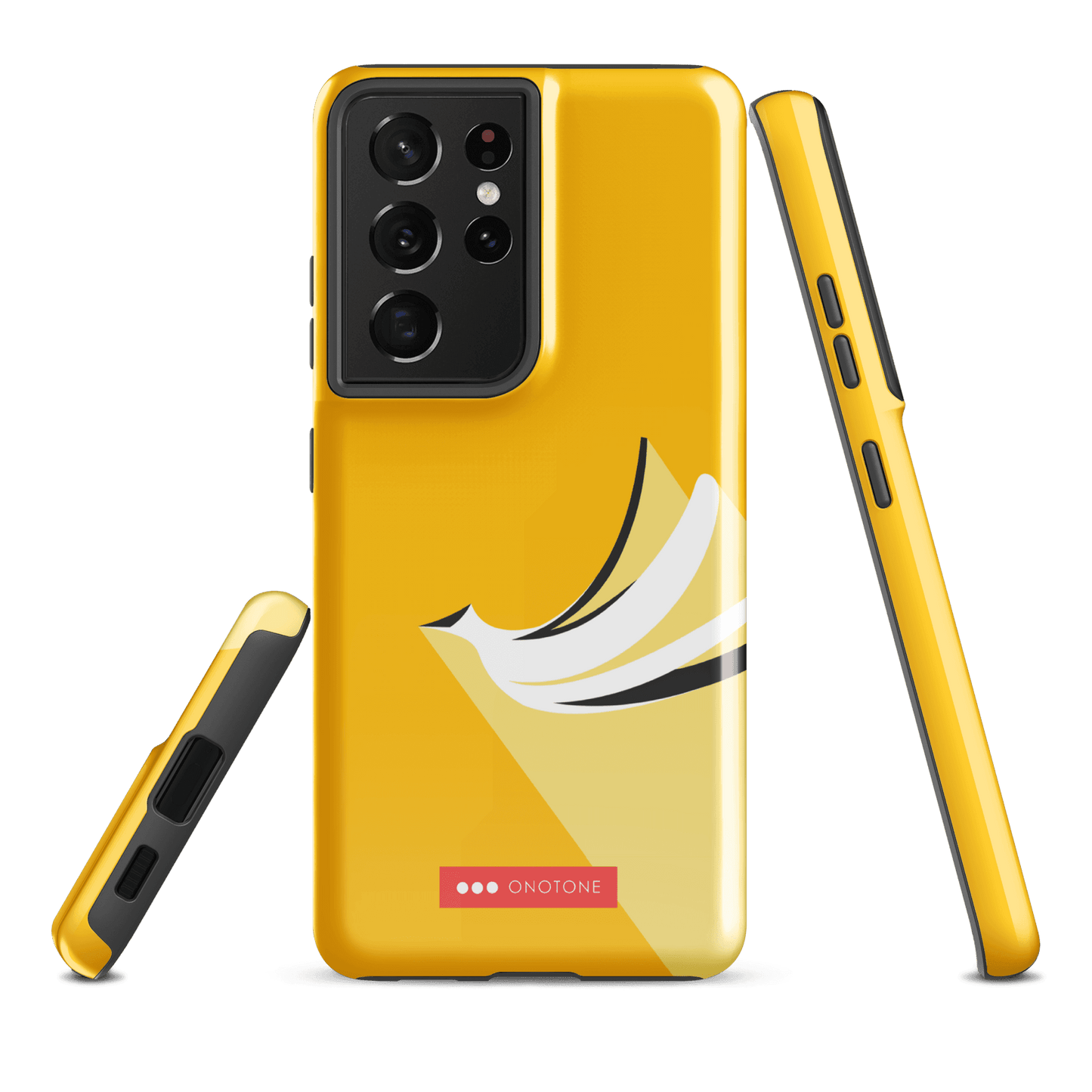 Double Layer Protection Yellow Samsung Galaxy Case