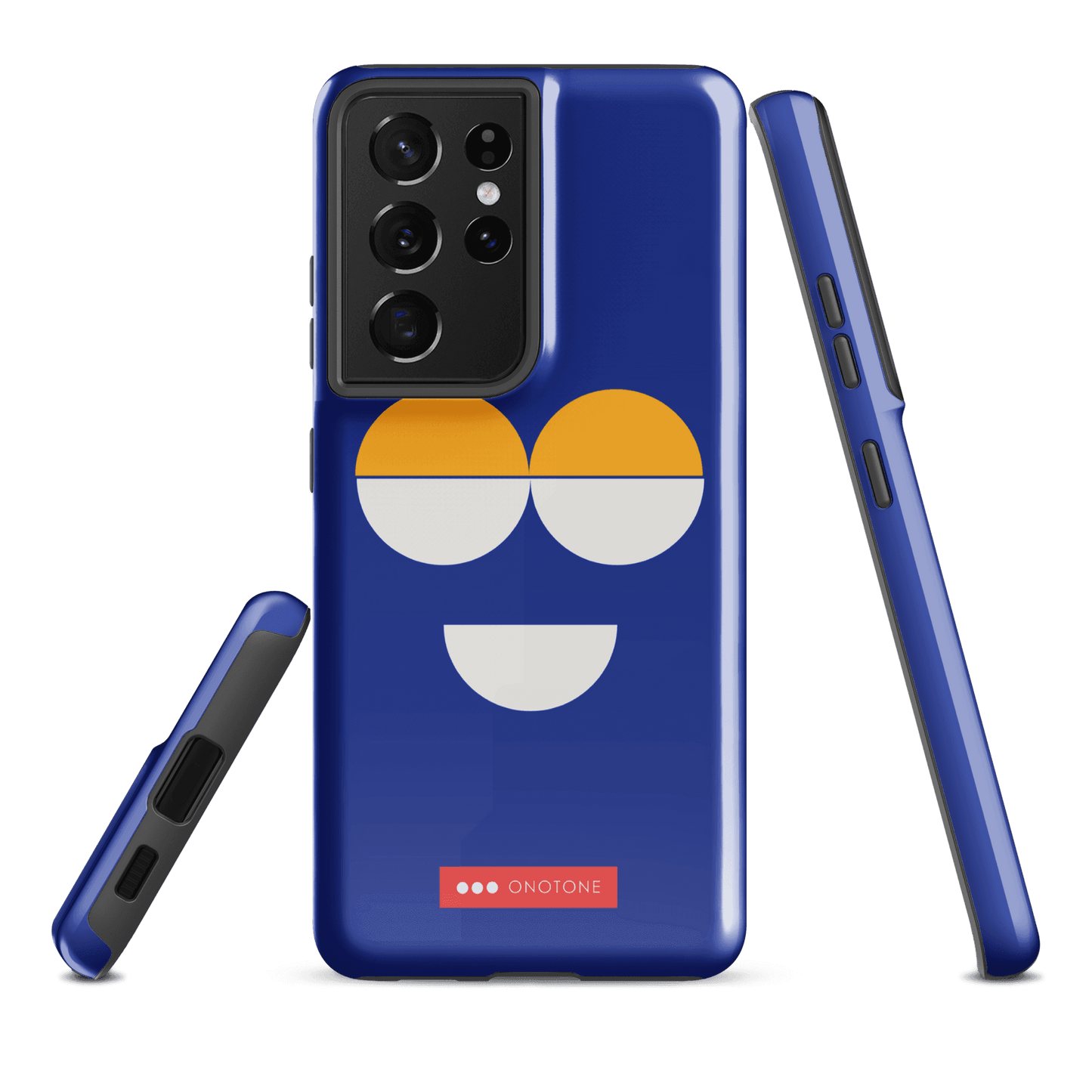 Double Layer Protection Blue Modern Samsung Galaxy Case
