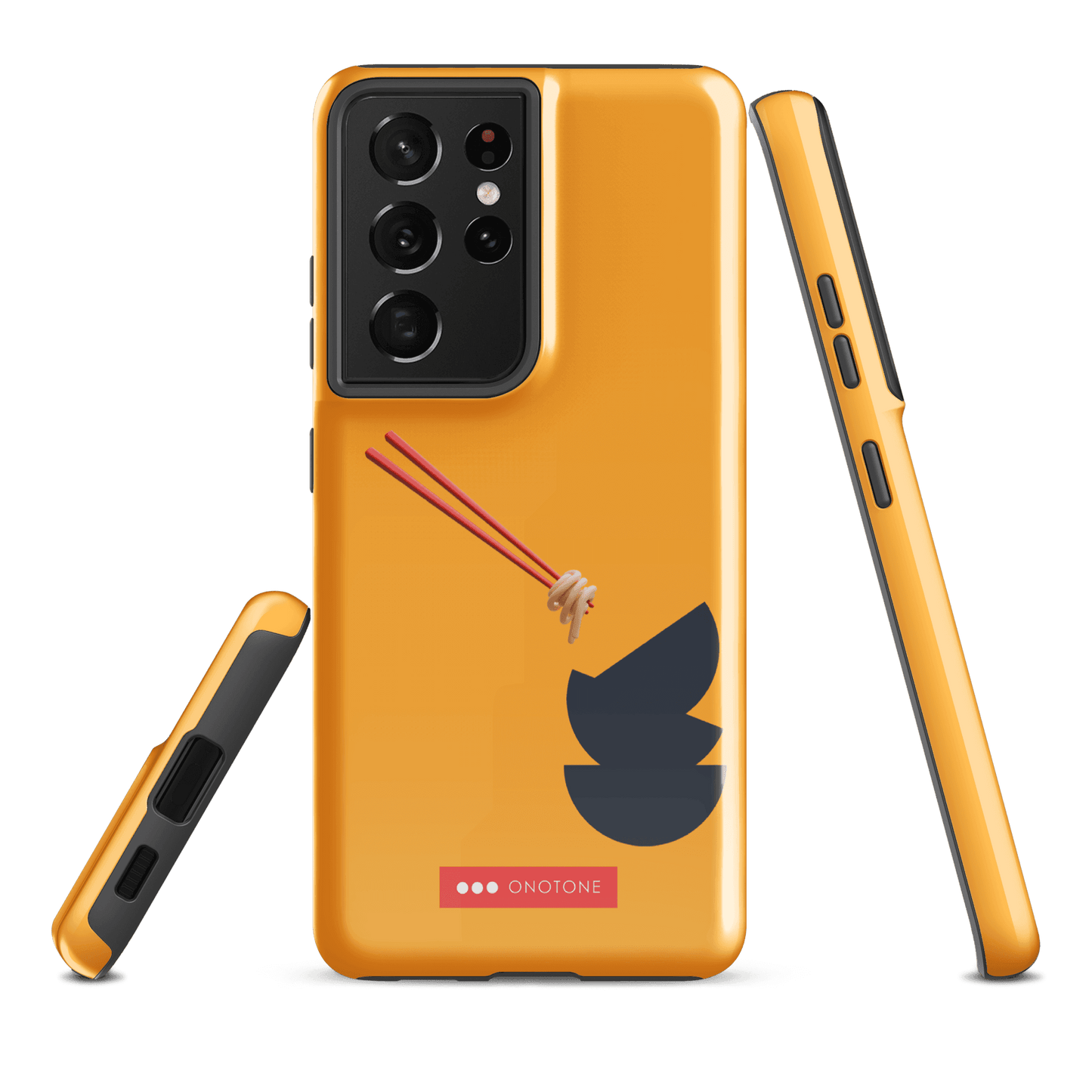 Double Layer Protection Yellow Modern Samsung Galaxy Case