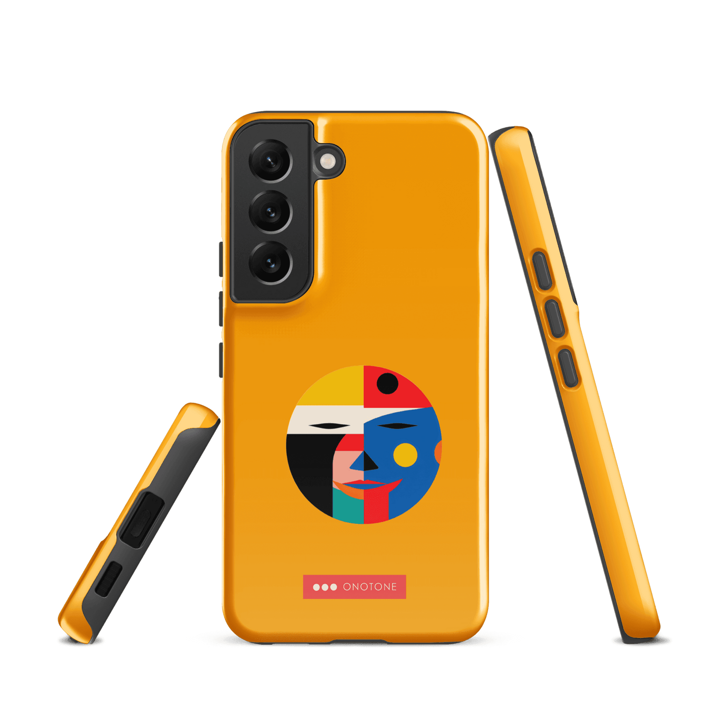 Double Layer Protection Modern Yellow Samsung Galaxy Case
