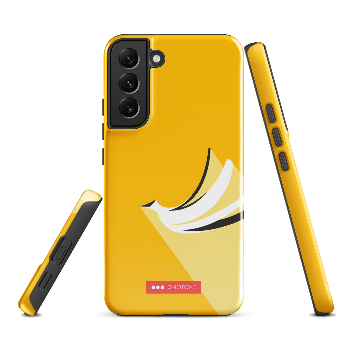Double Layer Protection Yellow Samsung Galaxy Case