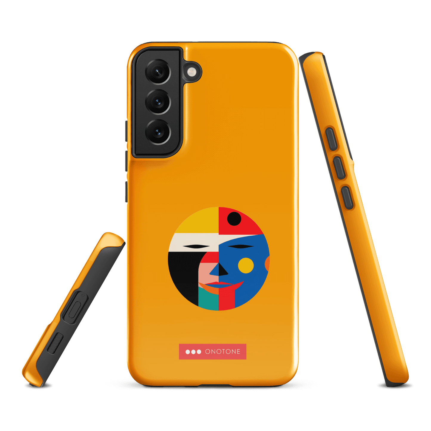 Double Layer Protection Modern Yellow Samsung Galaxy Case