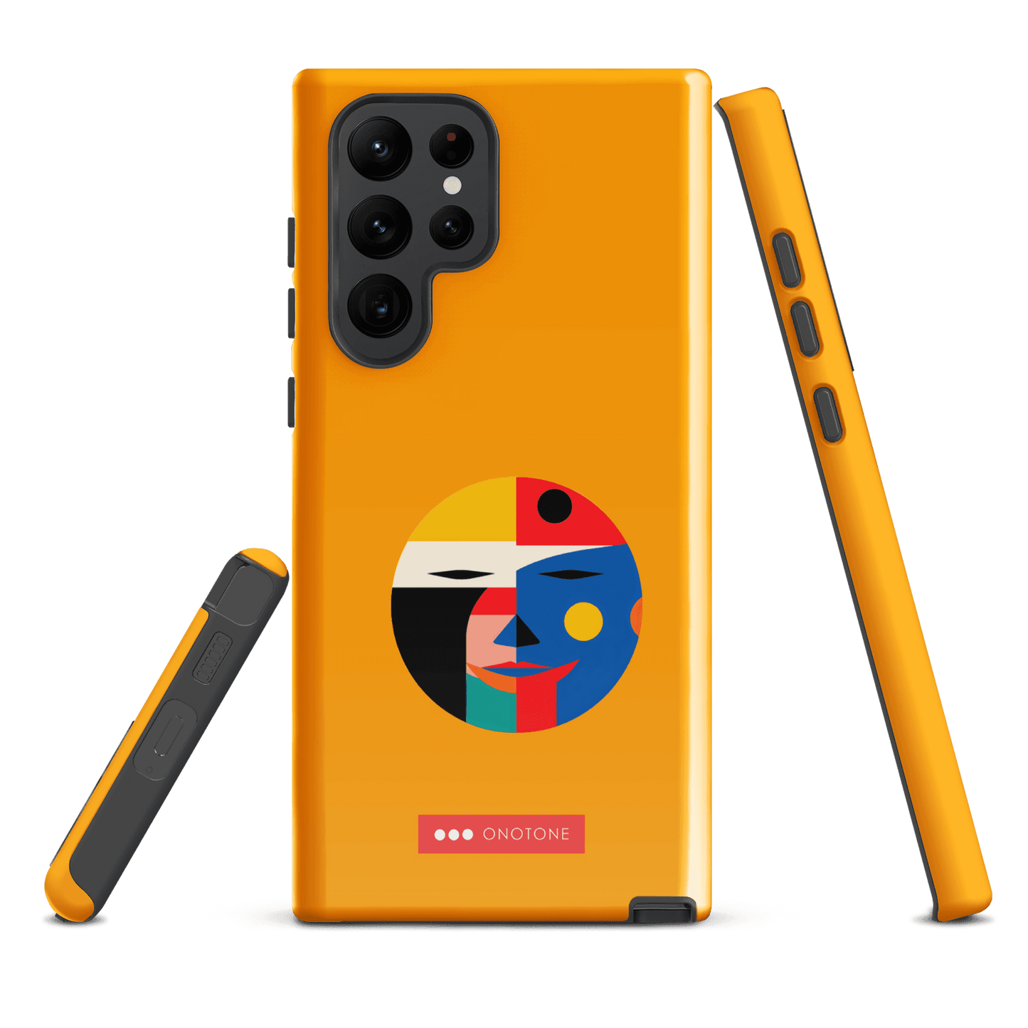 Double Layer Protection Modern Yellow Samsung Galaxy Case
