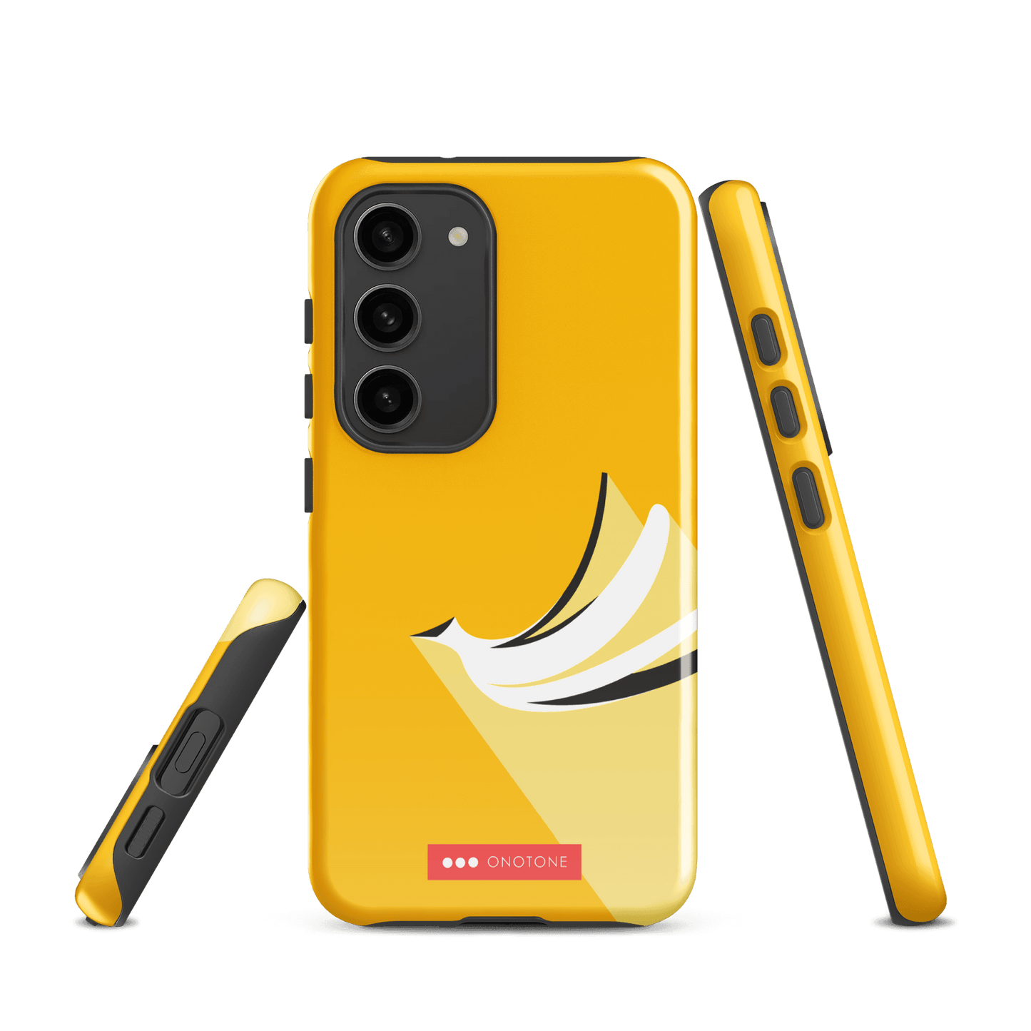 Double Layer Protection Yellow Samsung Galaxy Case