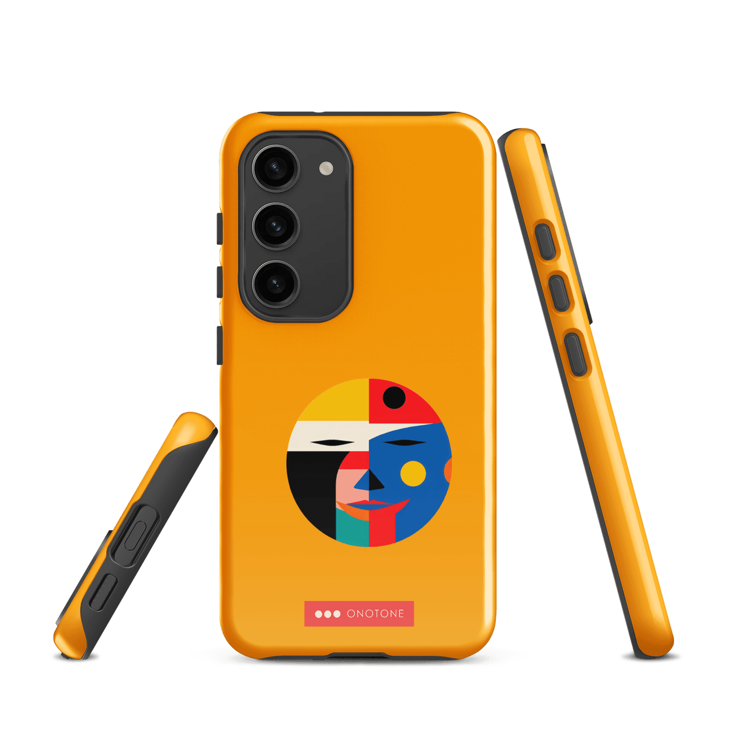Double Layer Protection Modern Yellow Samsung Galaxy Case