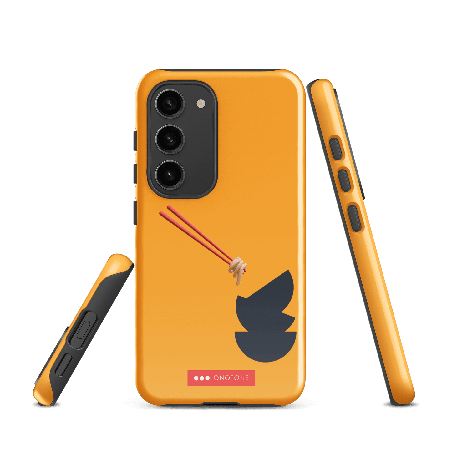 Double Layer Protection Yellow Modern Samsung Galaxy Case