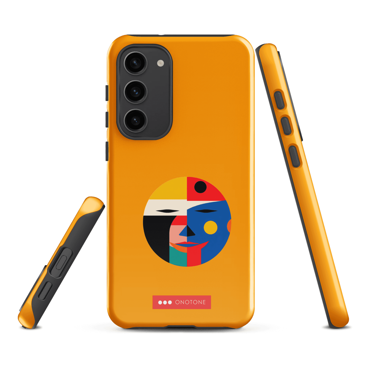 Double Layer Protection Modern Yellow Samsung Galaxy Case