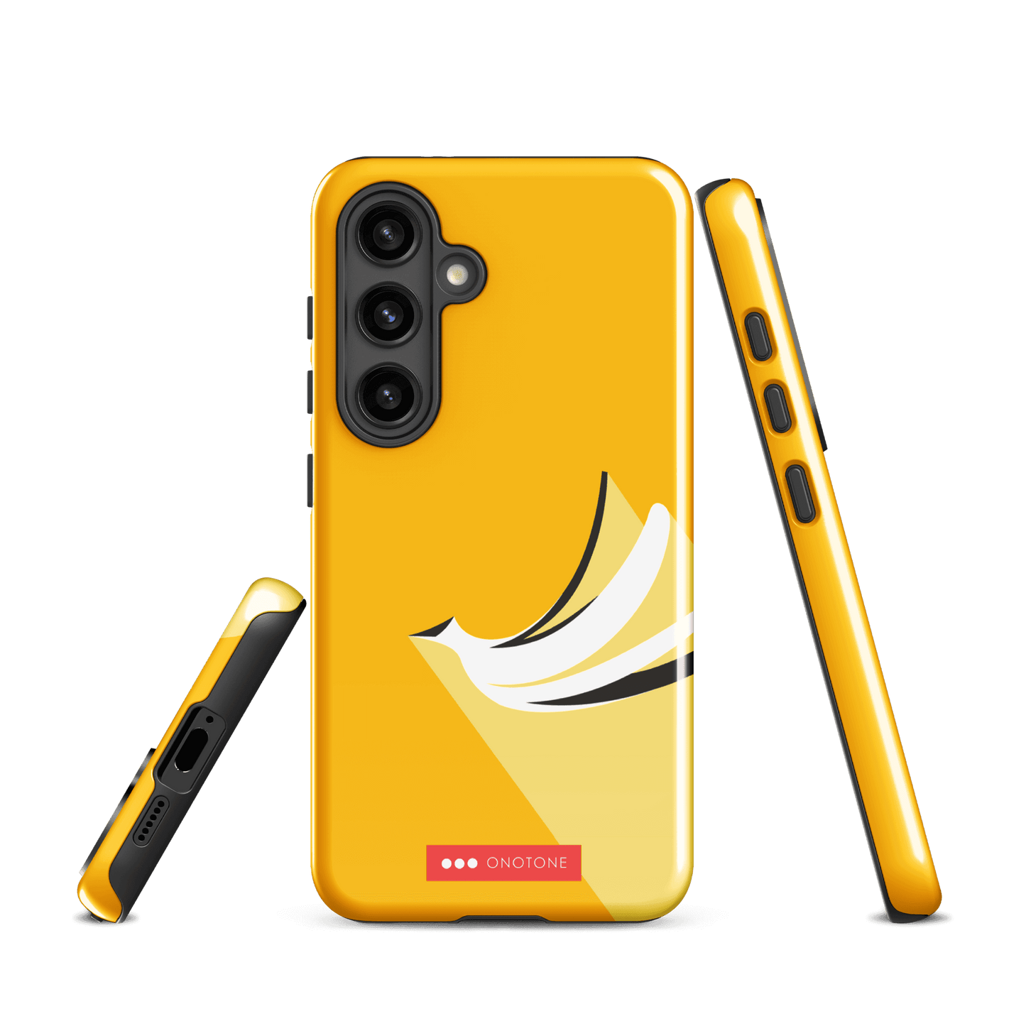 Double Layer Protection Yellow Samsung Galaxy Case