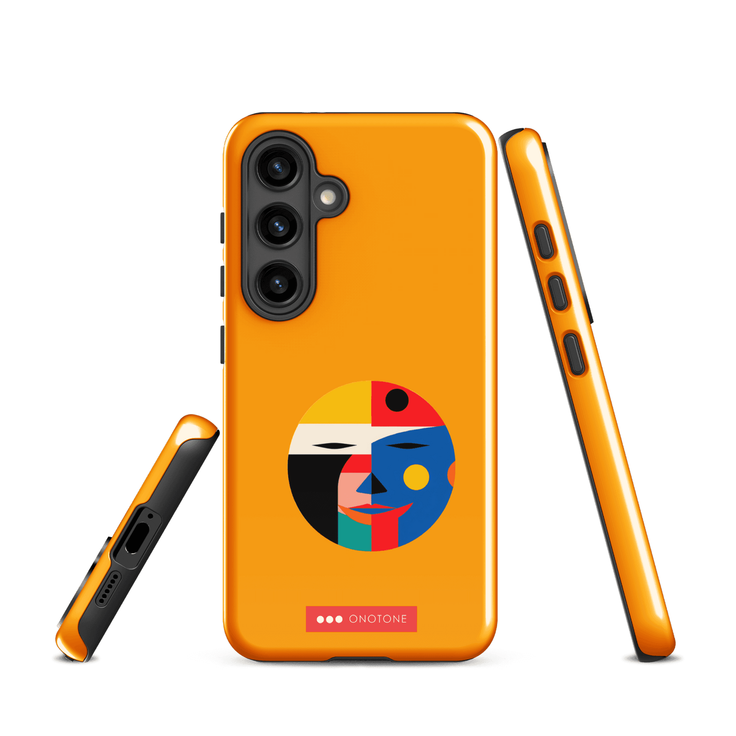 Double Layer Protection Modern Yellow Samsung Galaxy Case