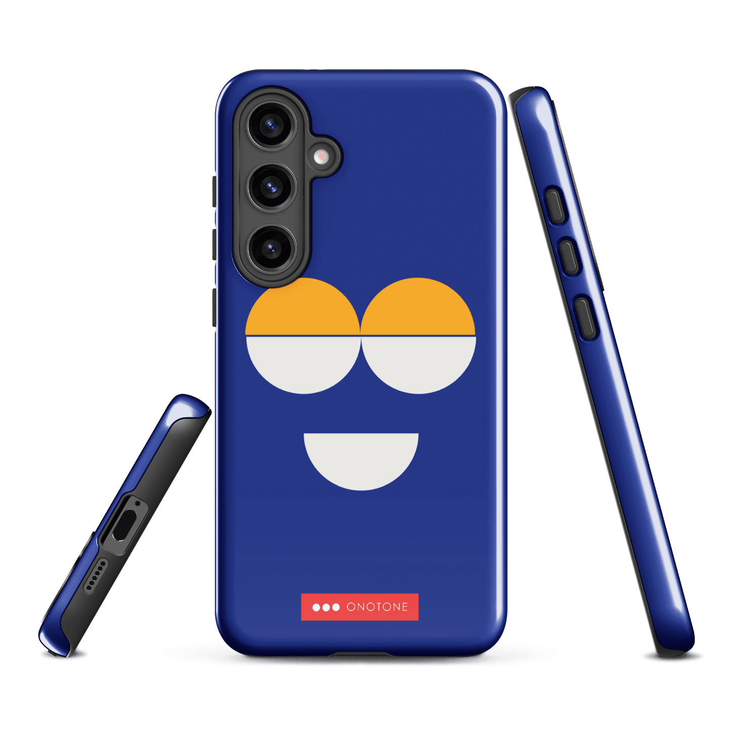 Double Layer Protection Blue Modern Samsung Galaxy Case