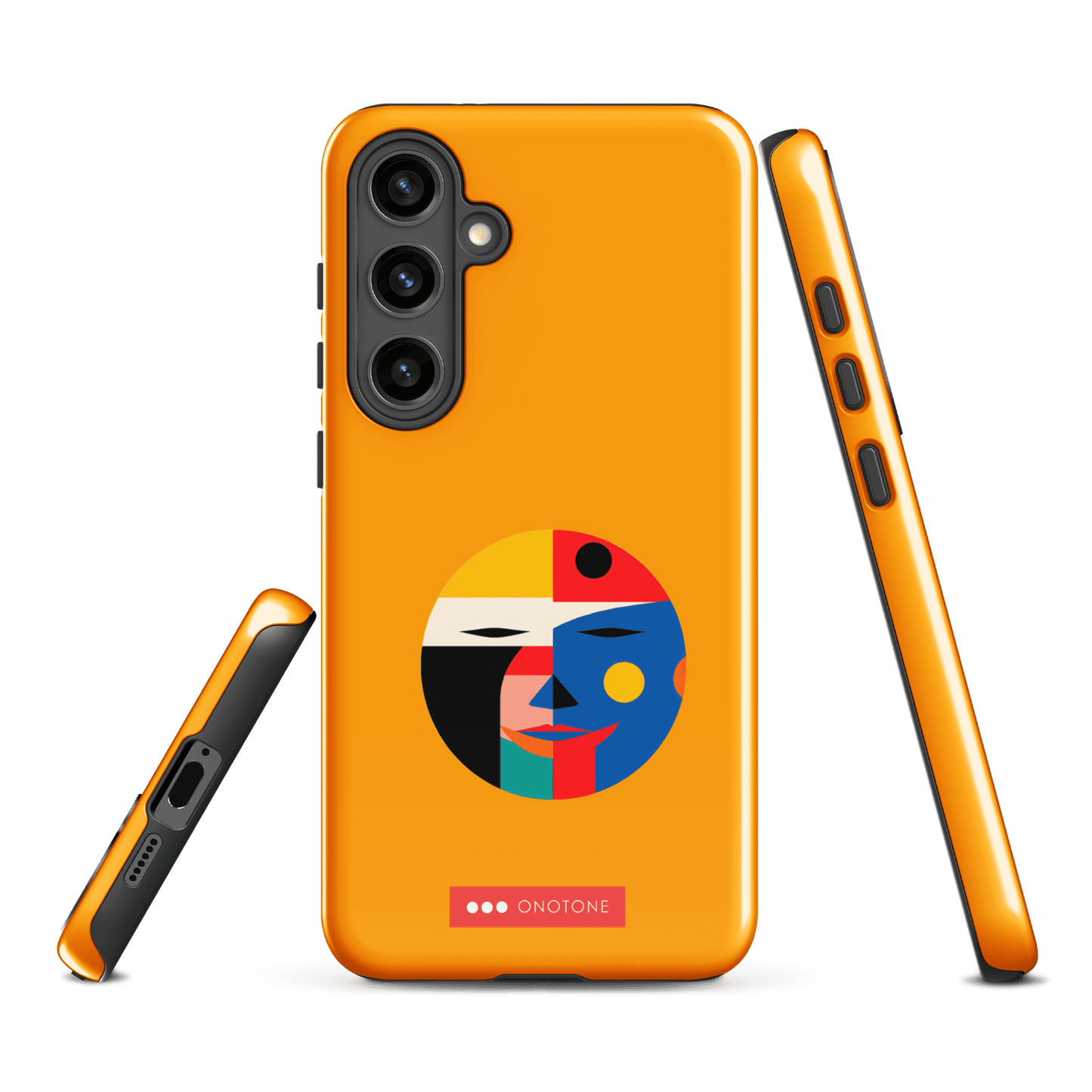 Double Layer Protection Modern Yellow Samsung Galaxy Case