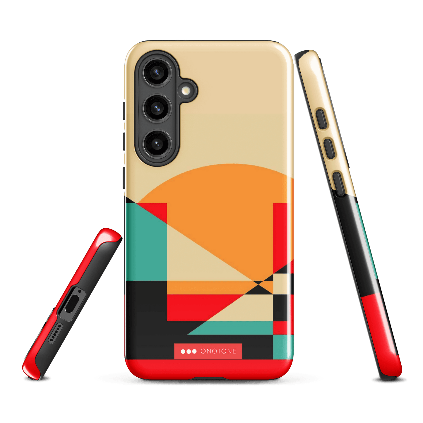 Double Layer Protection Mid Century Samsung Galaxy Case