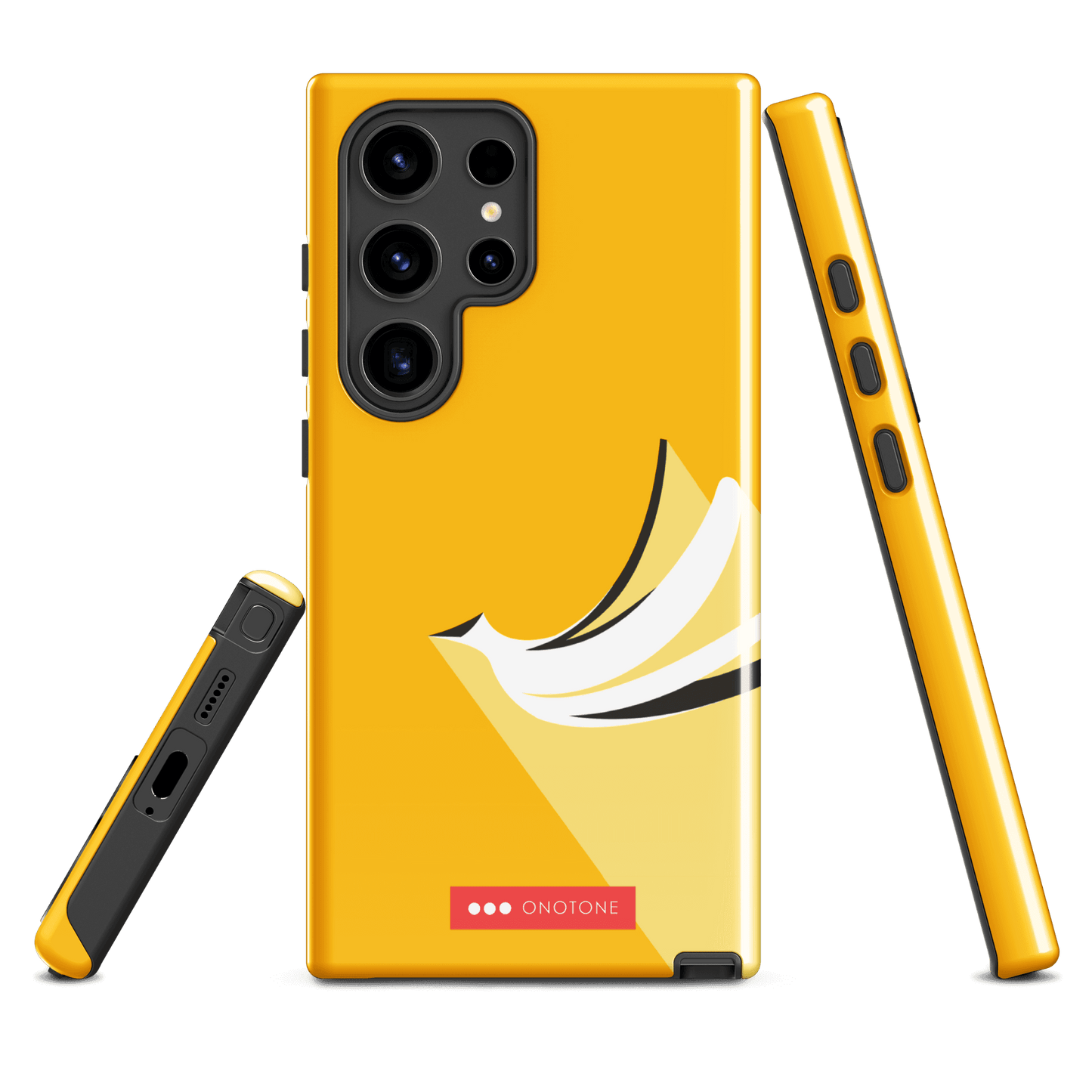 Double Layer Protection Yellow Samsung Galaxy Case