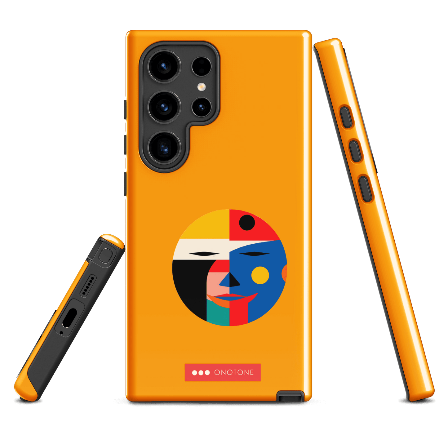 Double Layer Protection Modern Yellow Samsung Galaxy Case