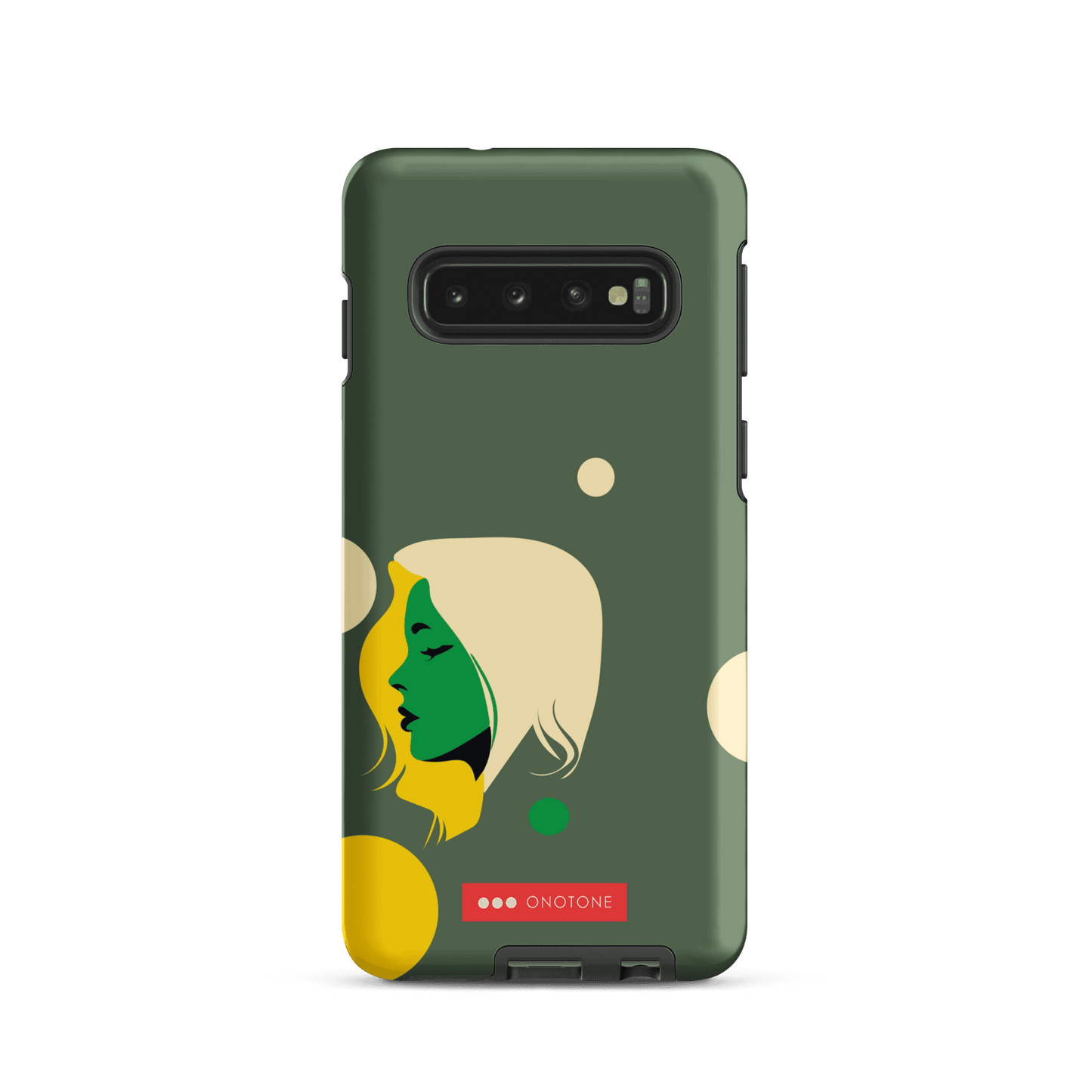 Double Layer Protection Green Modern Samsung Galaxy Case