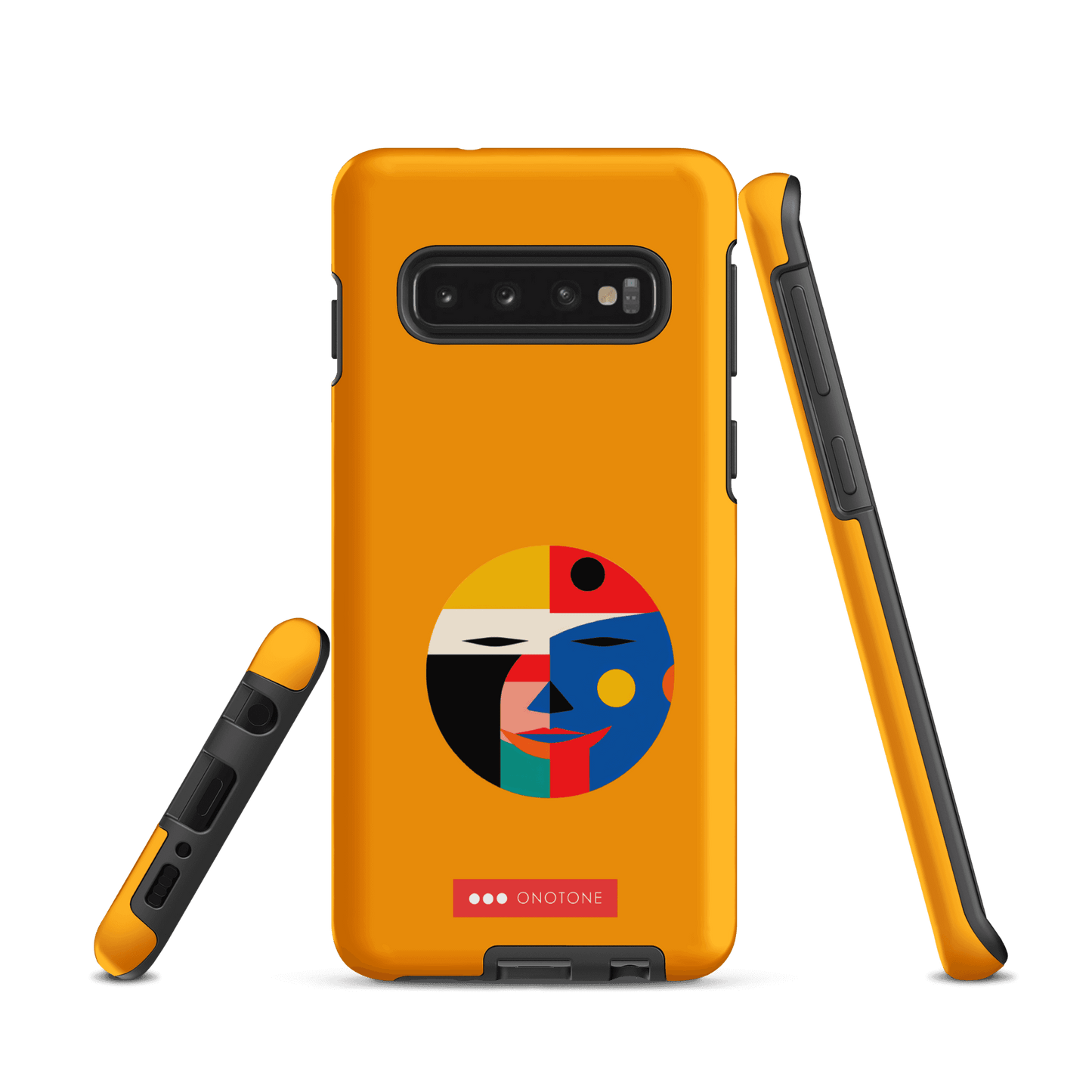 Double Layer Protection Modern Yellow Samsung Galaxy Case