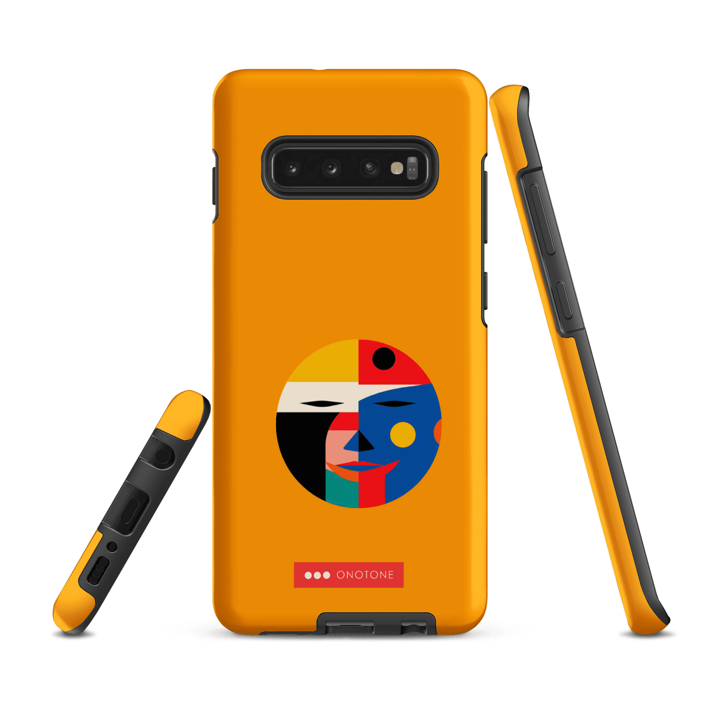 Double Layer Protection Modern Yellow Samsung Galaxy Case