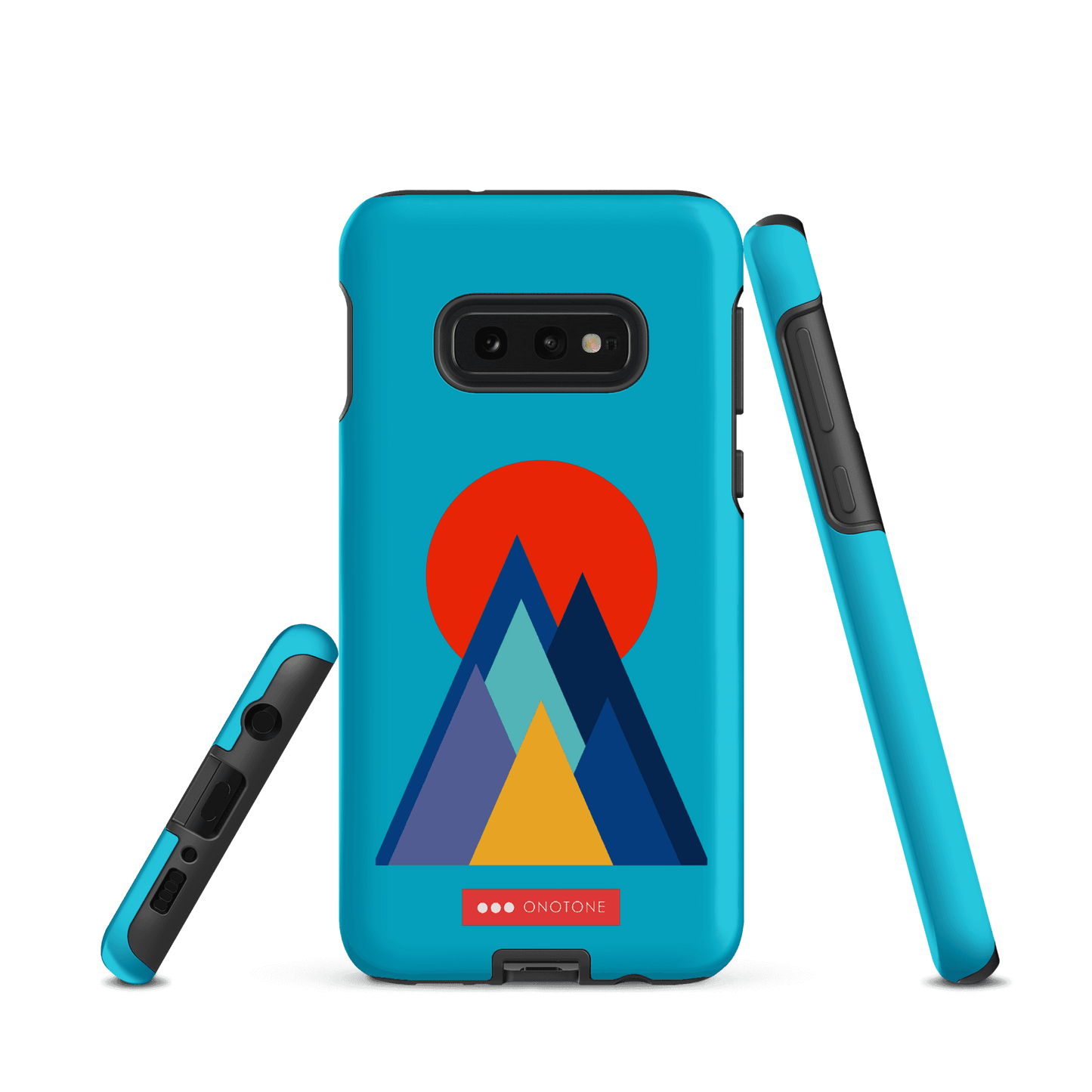 Double Layer Protection Blue Modern Samsung Galaxy Case