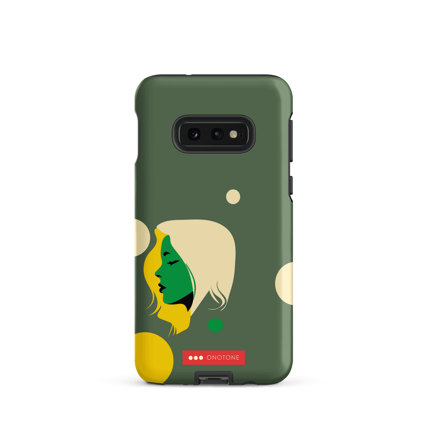 Double Layer Protection Green Modern Samsung Galaxy Case