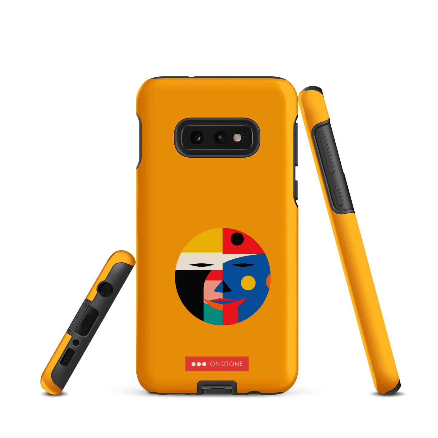 Double Layer Protection Modern Yellow Samsung Galaxy Case