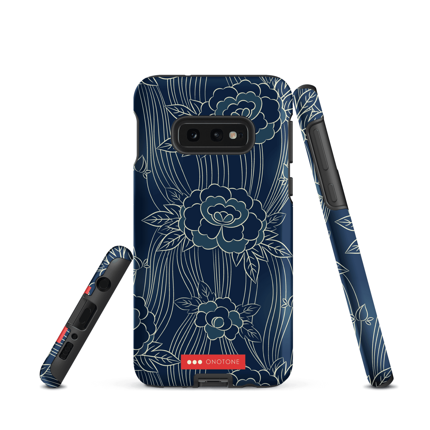 Japanese Indigo Samsung® Galaxy Phone Case Roses Pattern