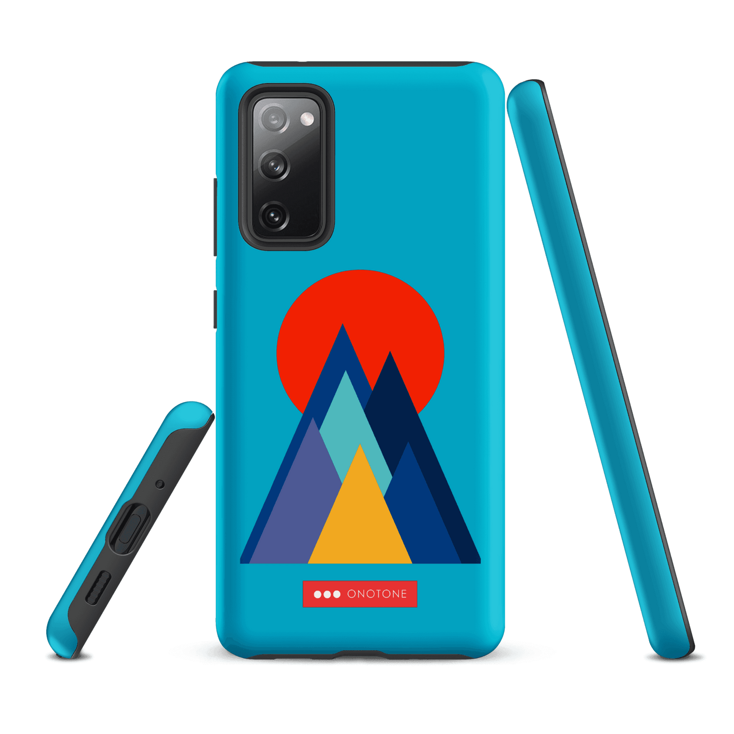 Double Layer Protection Blue Modern Samsung Galaxy Case