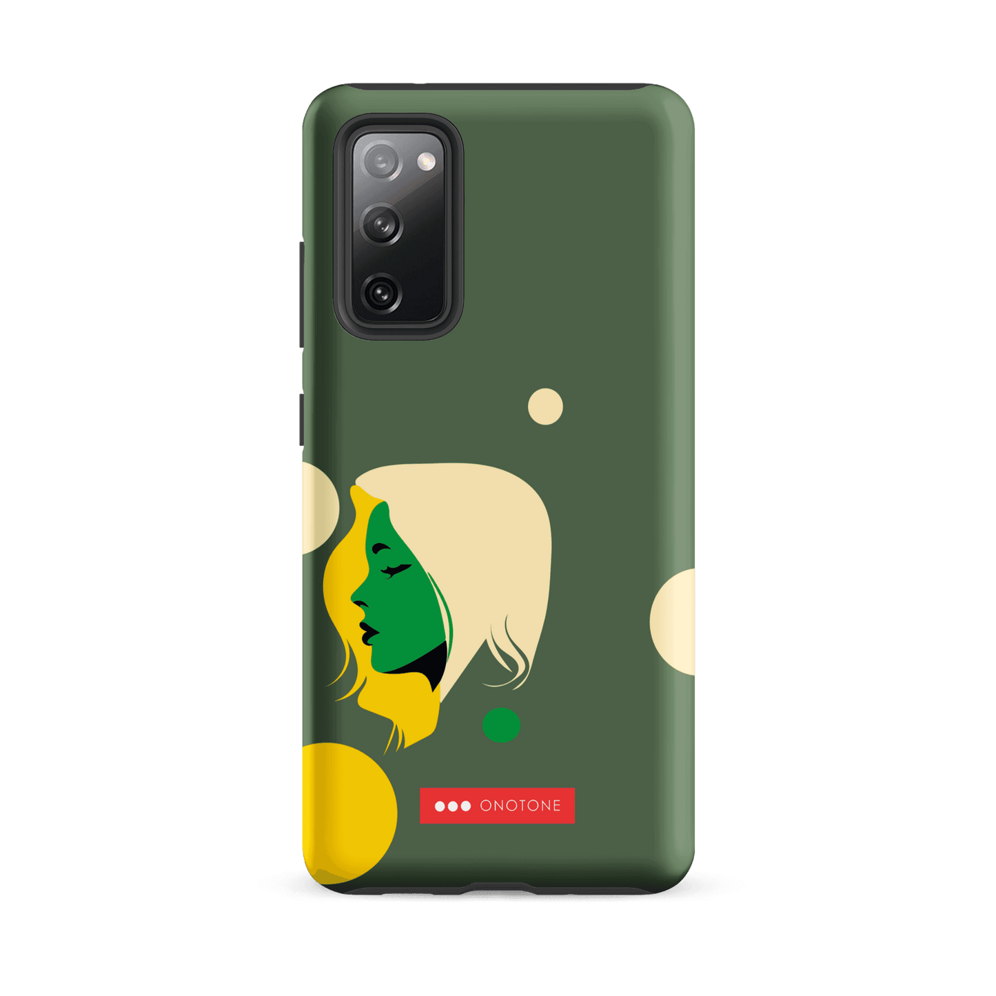 Double Layer Protection Green Modern Samsung Galaxy Case