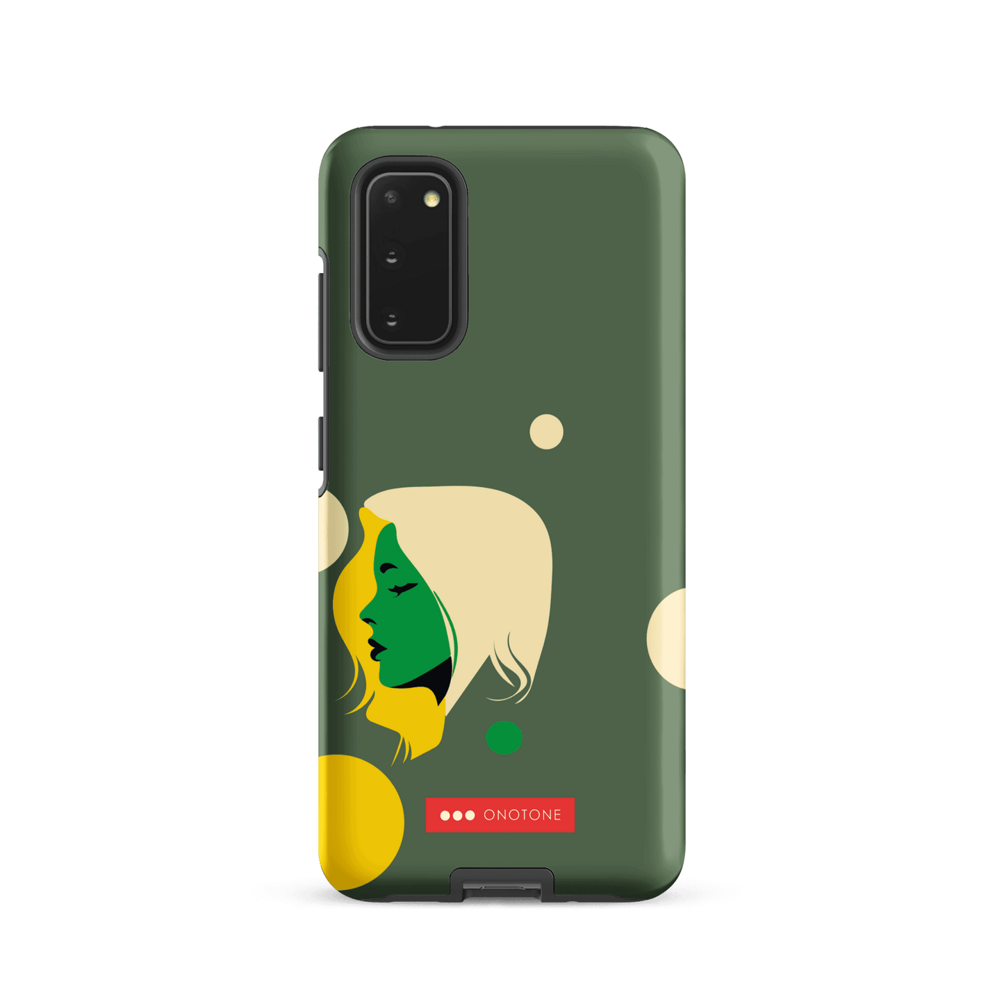Double Layer Protection Green Modern Samsung Galaxy Case