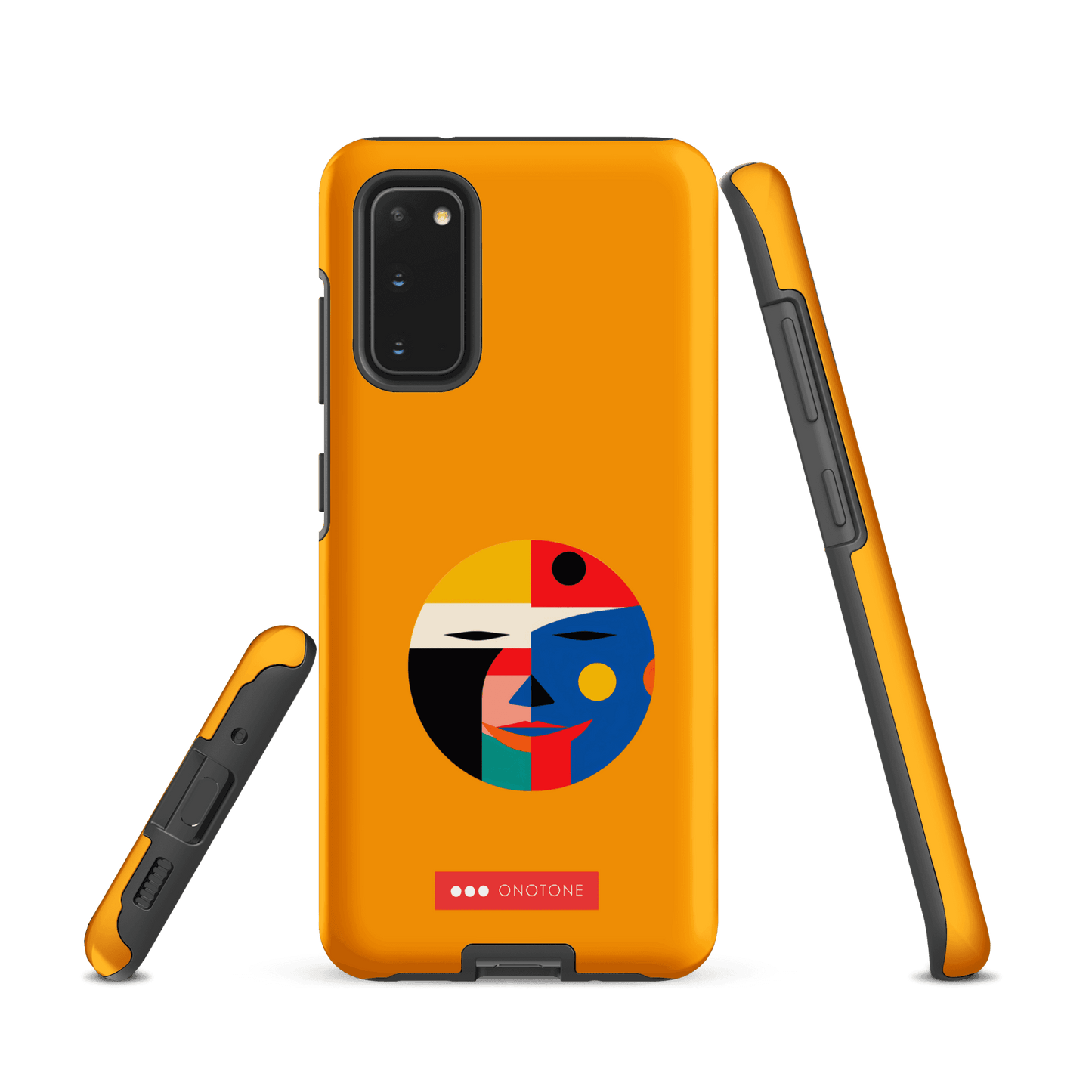 Double Layer Protection Modern Yellow Samsung Galaxy Case