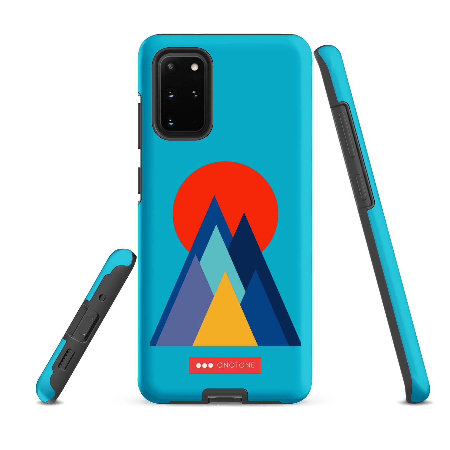 Double Layer Protection Blue Modern Samsung Galaxy Case
