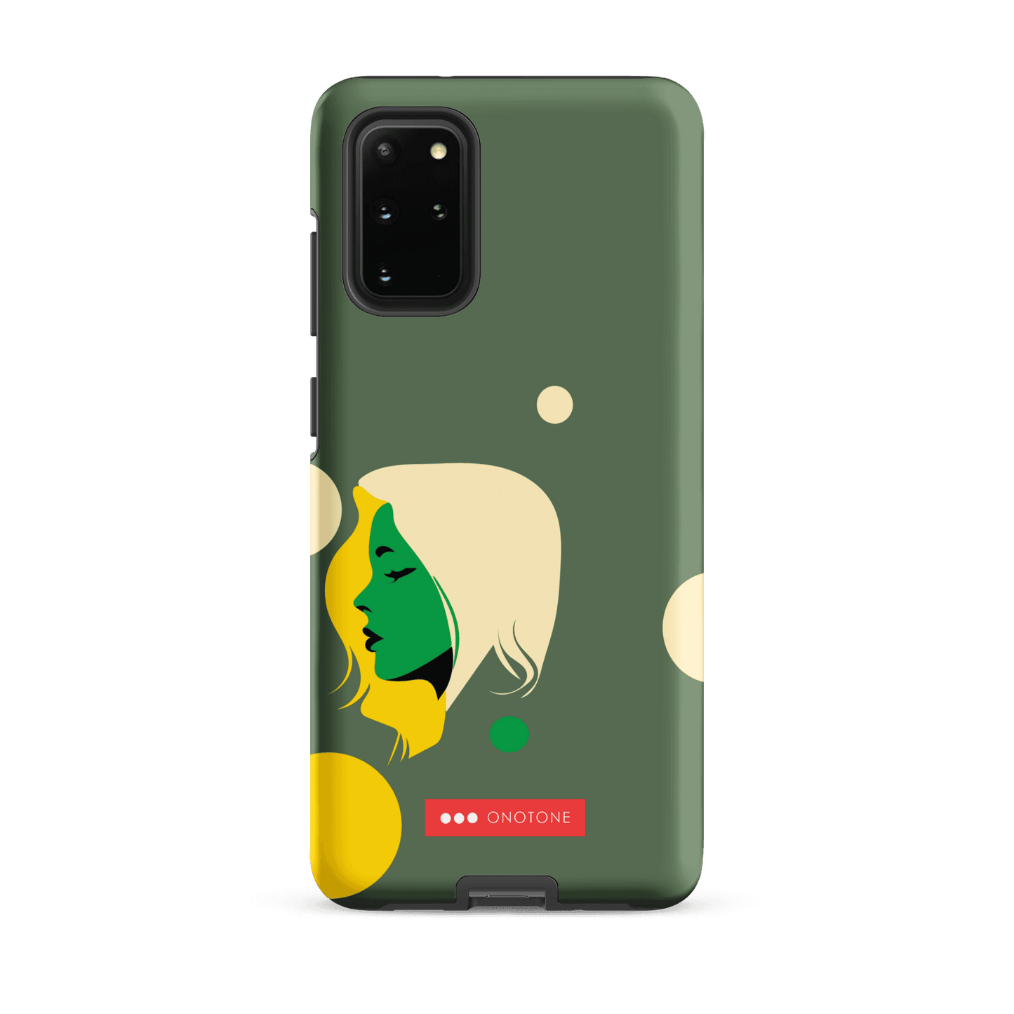 Double Layer Protection Green Modern Samsung Galaxy Case