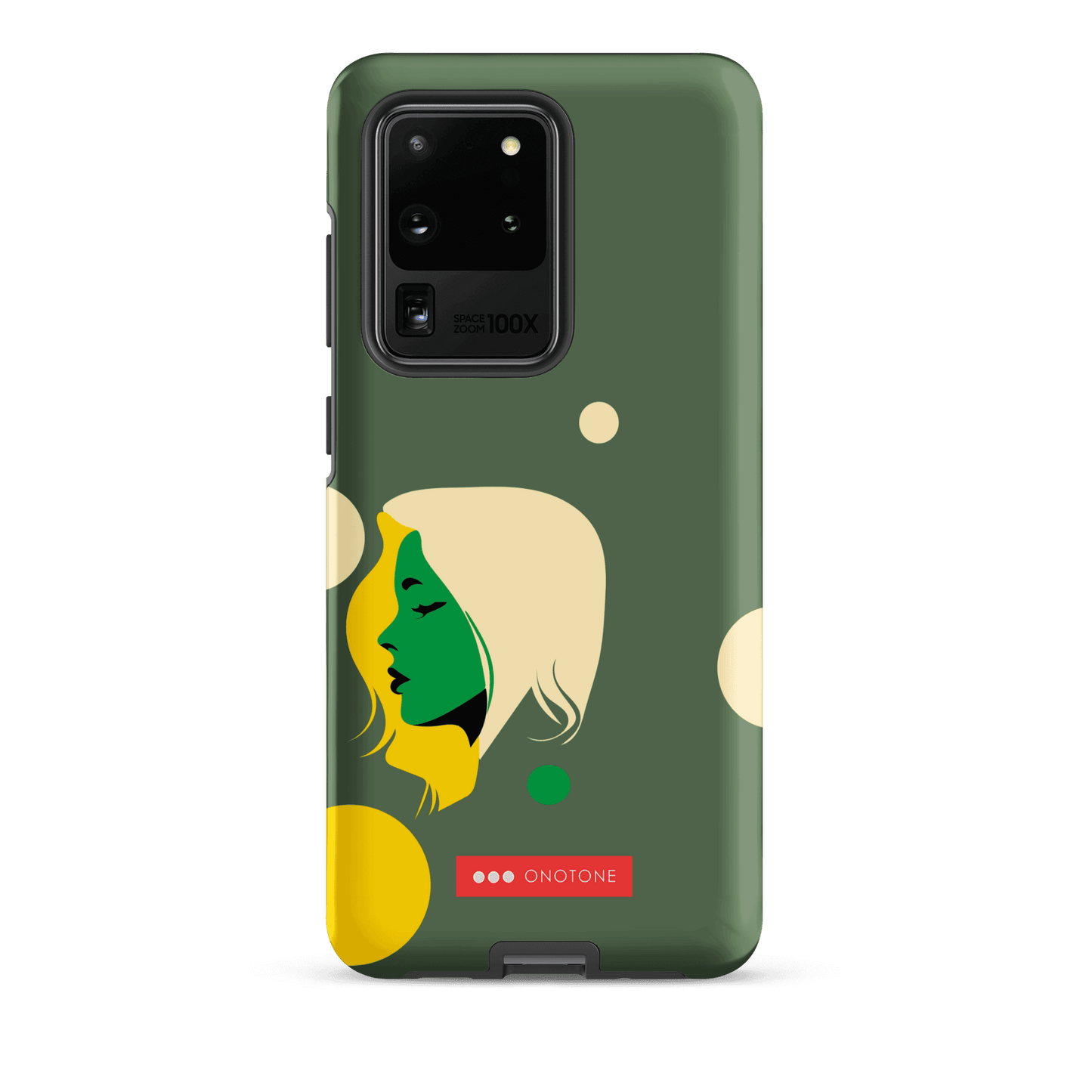 Double Layer Protection Green Modern Samsung Galaxy Case
