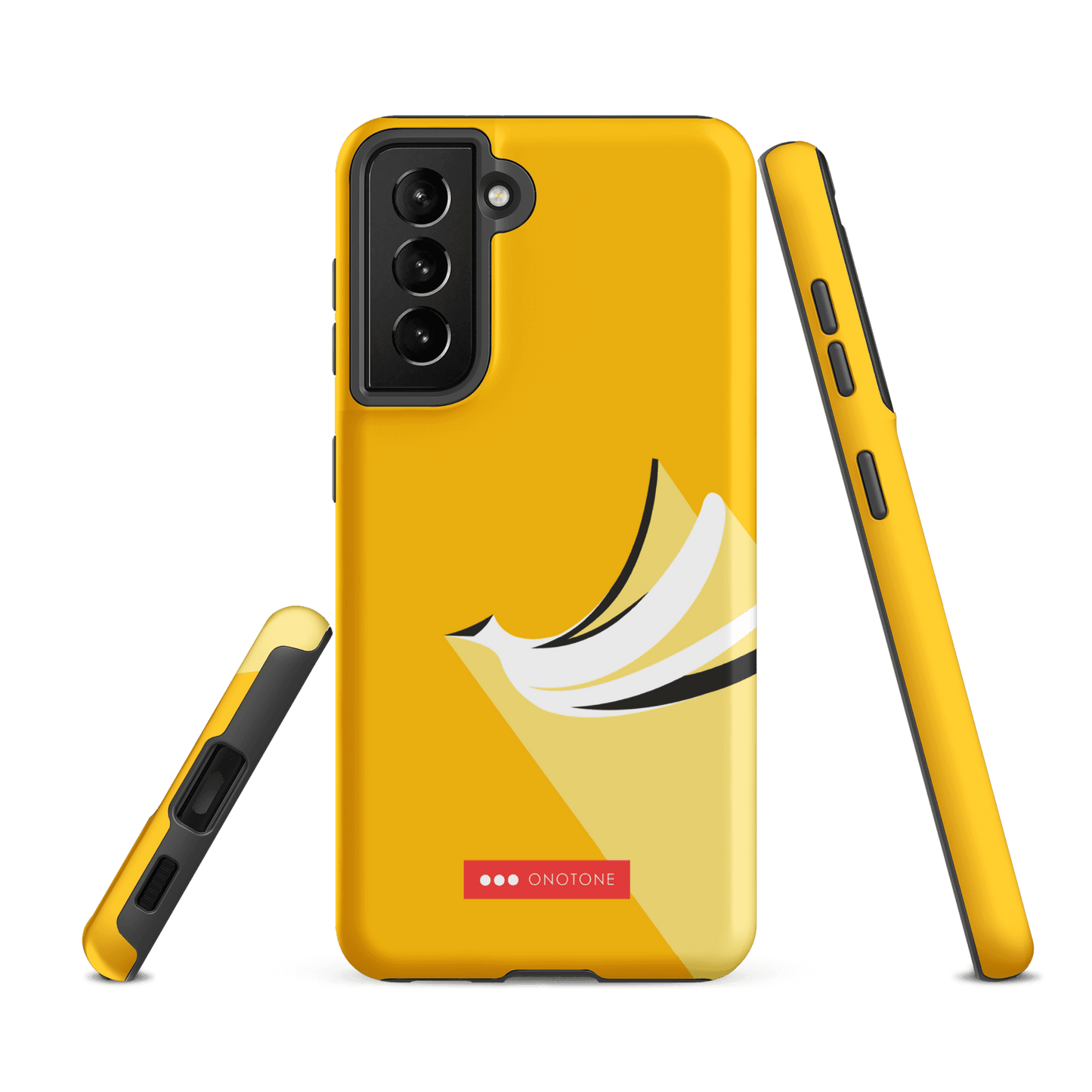 Double Layer Protection Yellow Samsung Galaxy Case