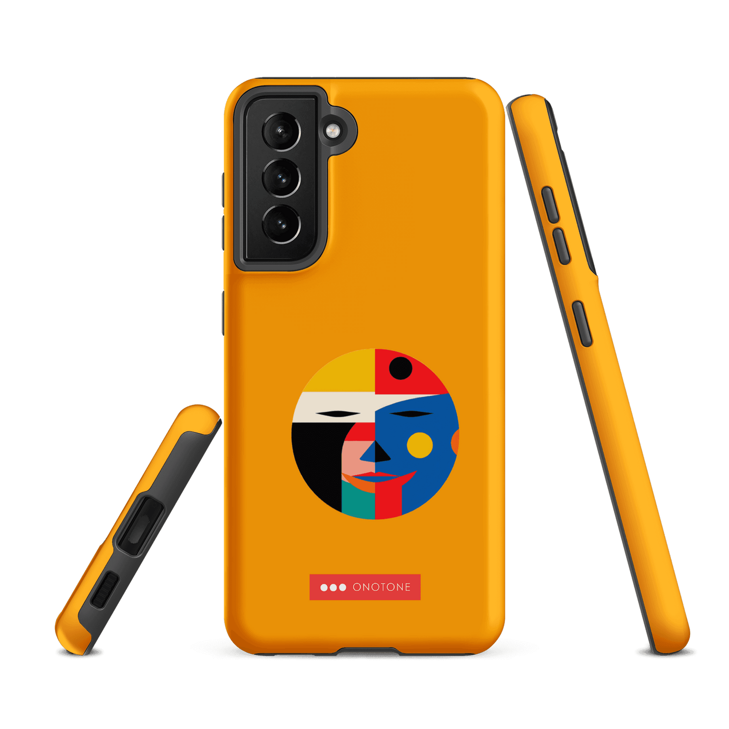 Double Layer Protection Modern Yellow Samsung Galaxy Case