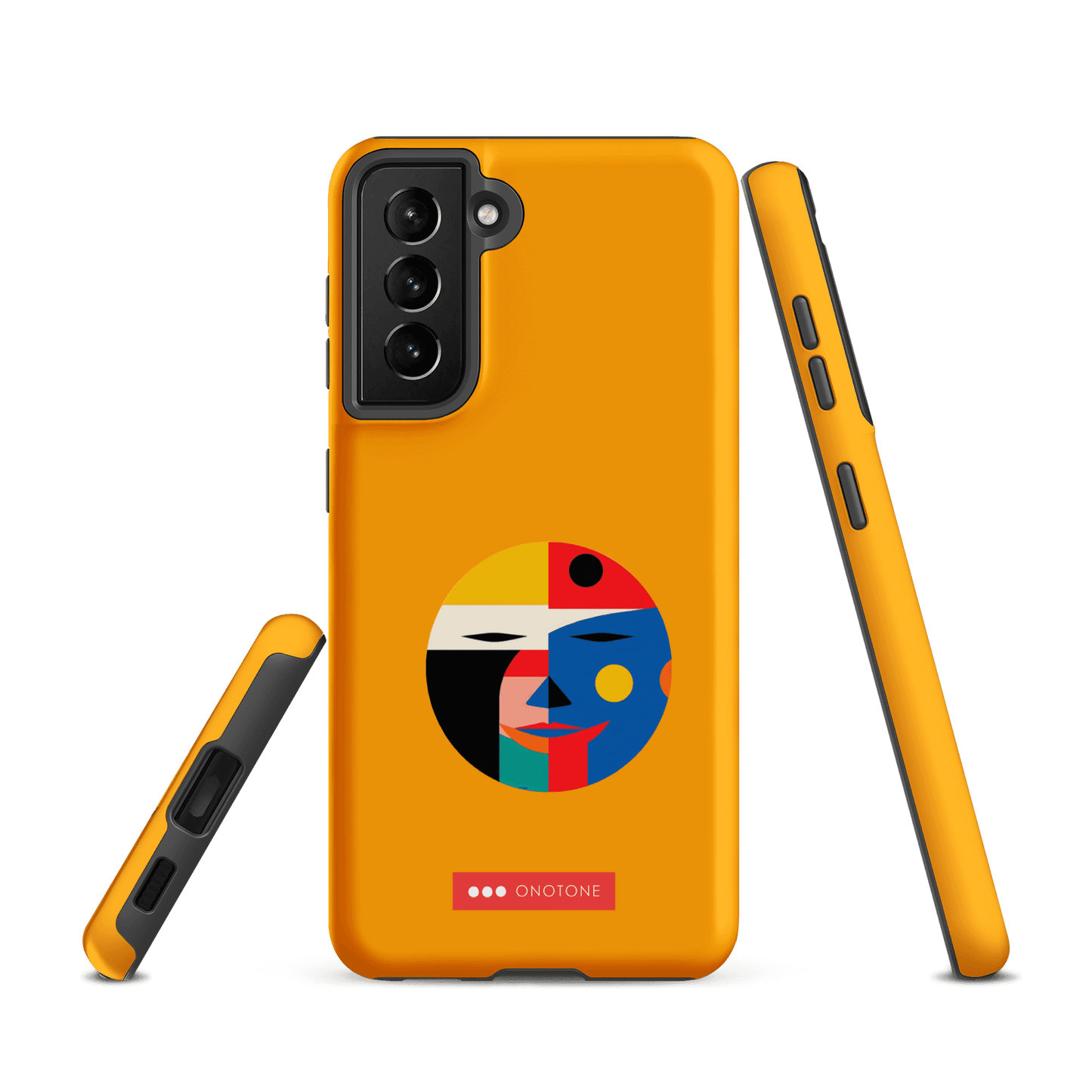 Double Layer Protection Modern Yellow Samsung Galaxy Case