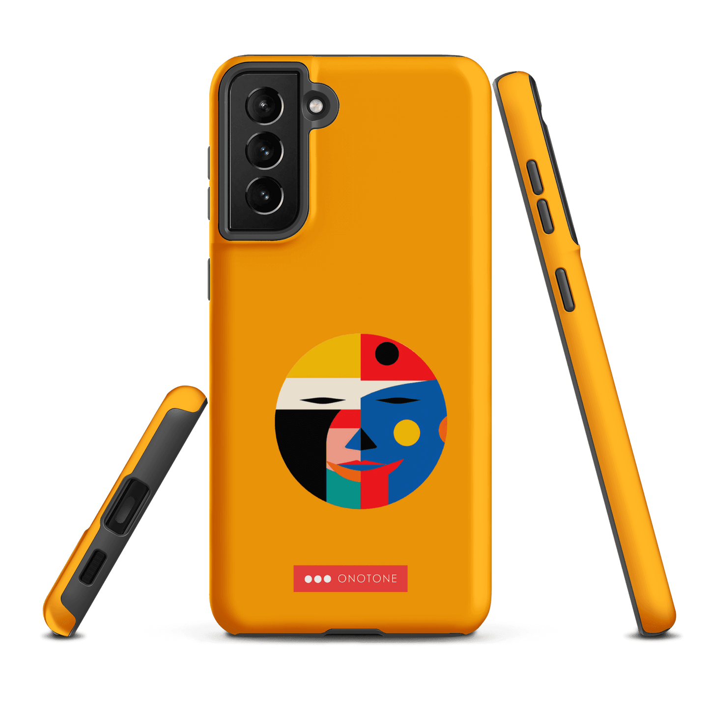 Double Layer Protection Modern Yellow Samsung Galaxy Case