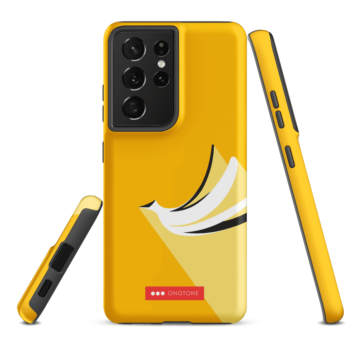 Double Layer Protection Yellow Samsung Galaxy Case