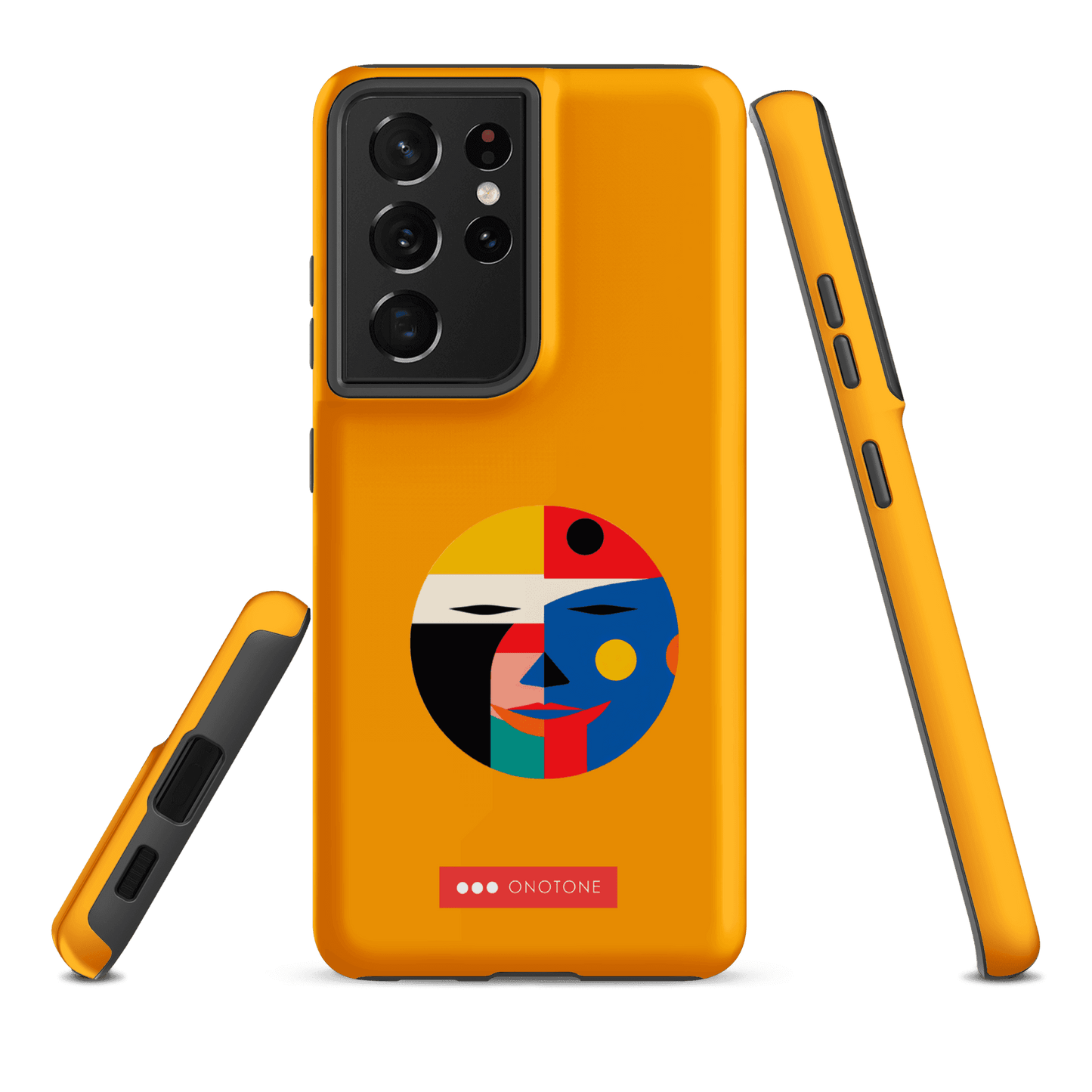 Double Layer Protection Modern Yellow Samsung Galaxy Case