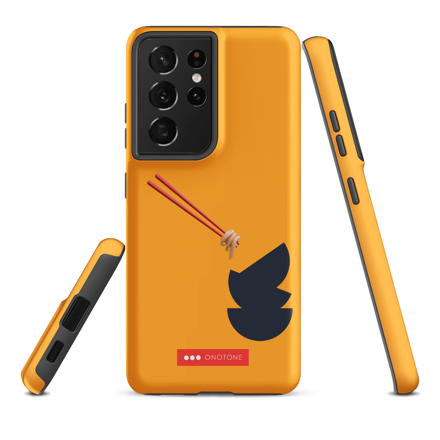 Double Layer Protection Yellow Modern Samsung Galaxy Case