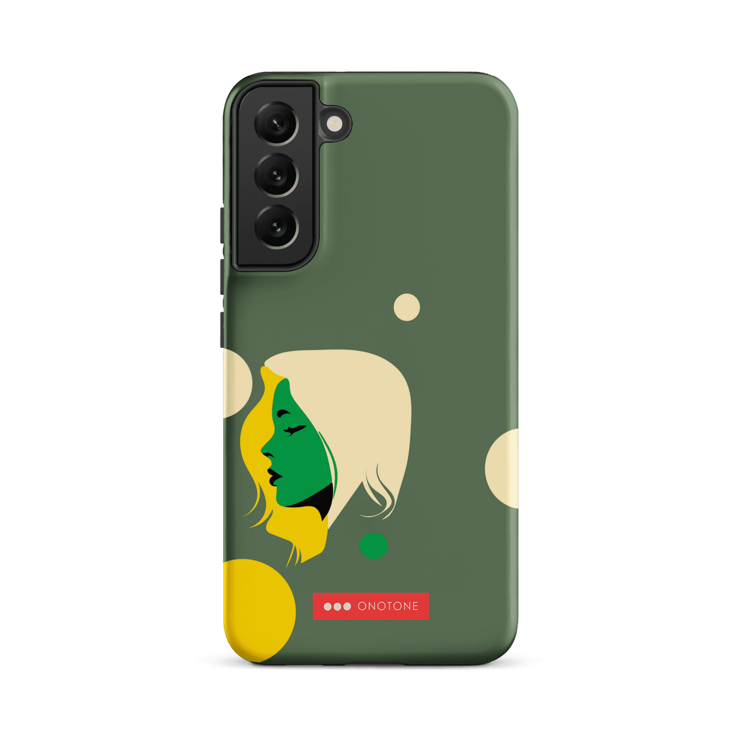 Double Layer Protection Green Modern Samsung Galaxy Case