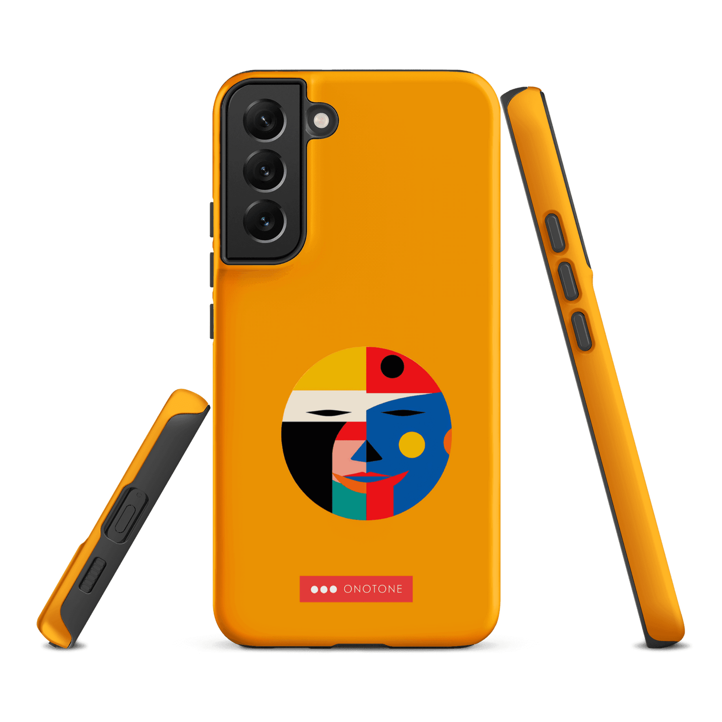 Double Layer Protection Modern Yellow Samsung Galaxy Case