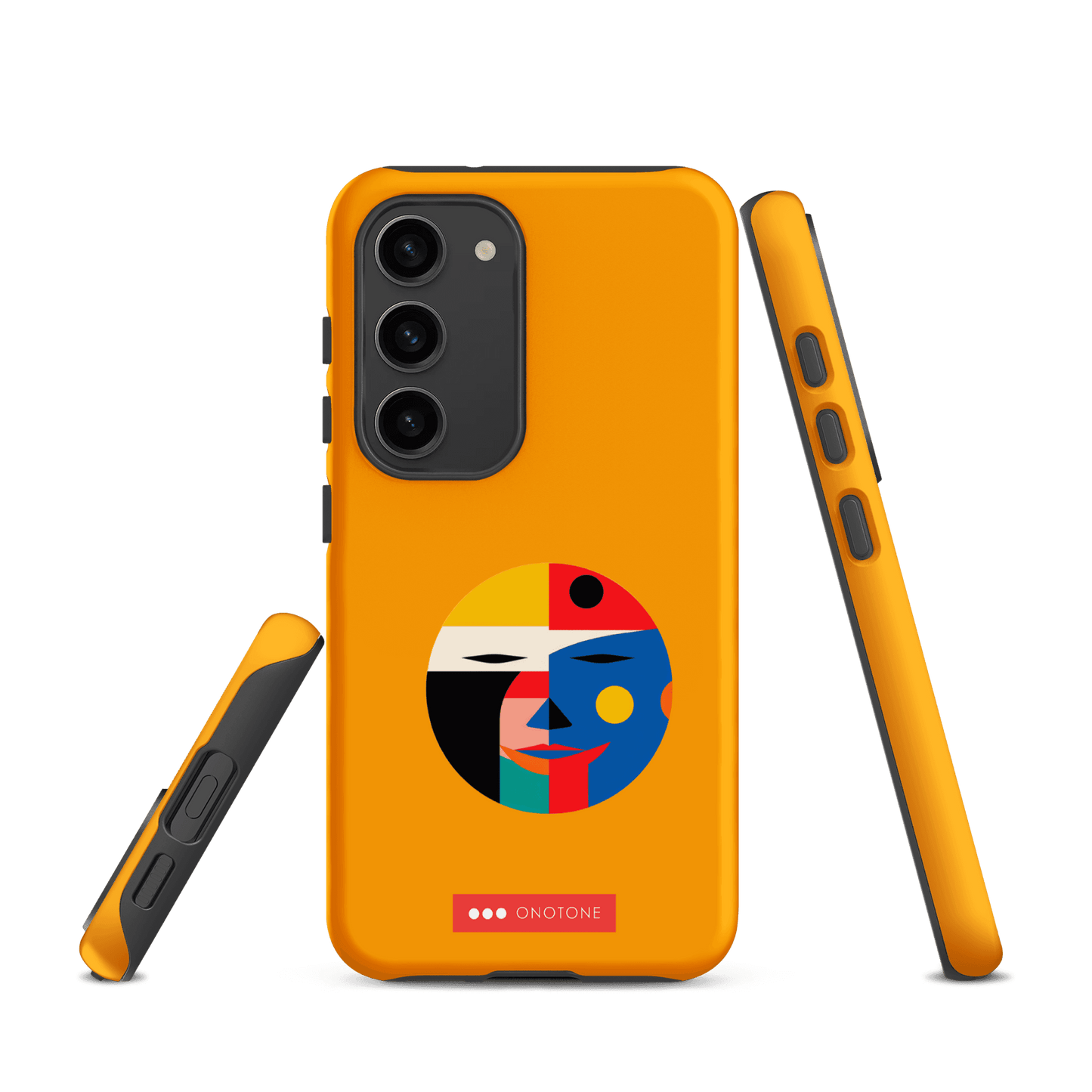 Double Layer Protection Modern Yellow Samsung Galaxy Case